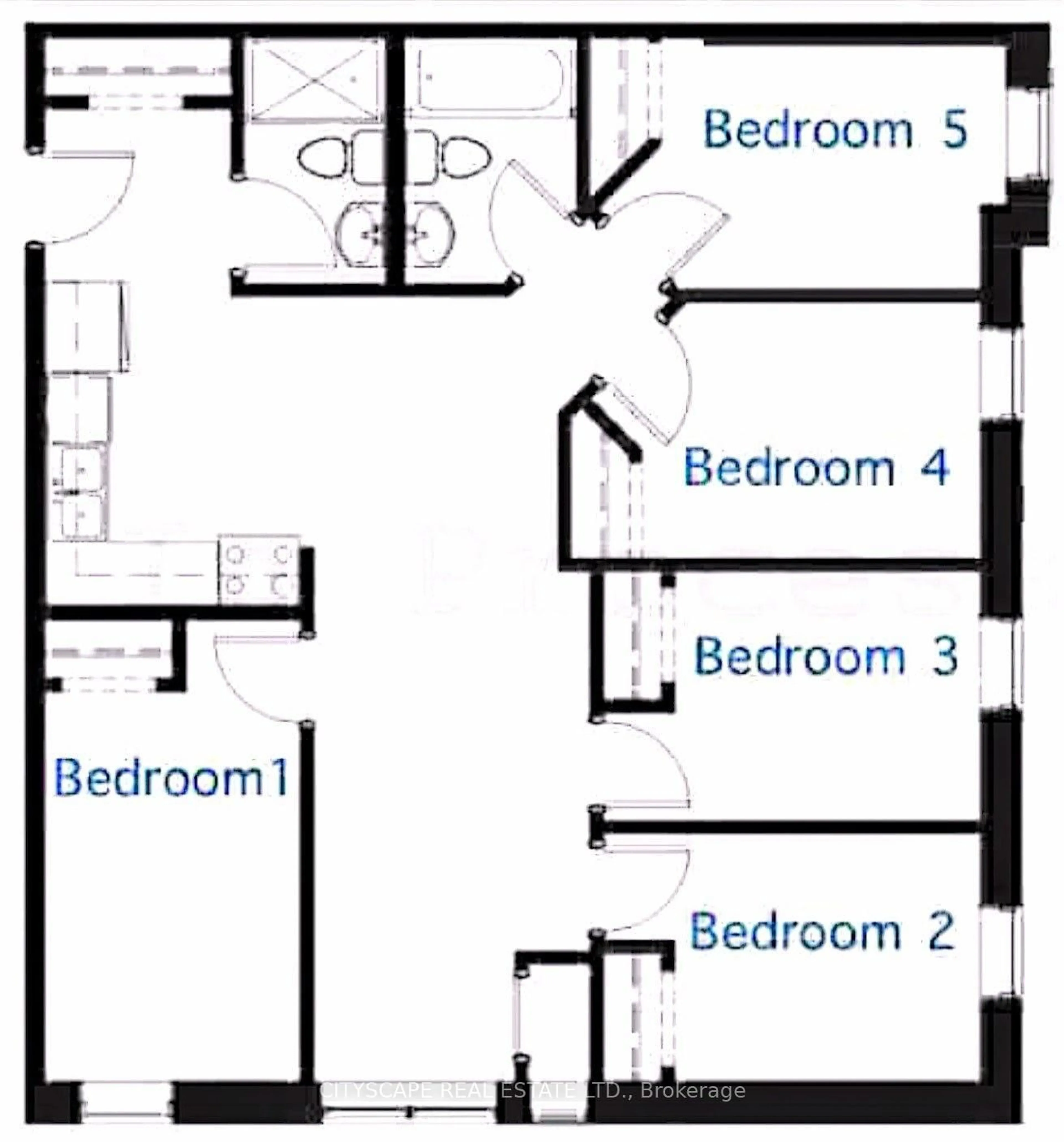Floor plan for 253 Lester St ##104, Waterloo Ontario N2L 3W6