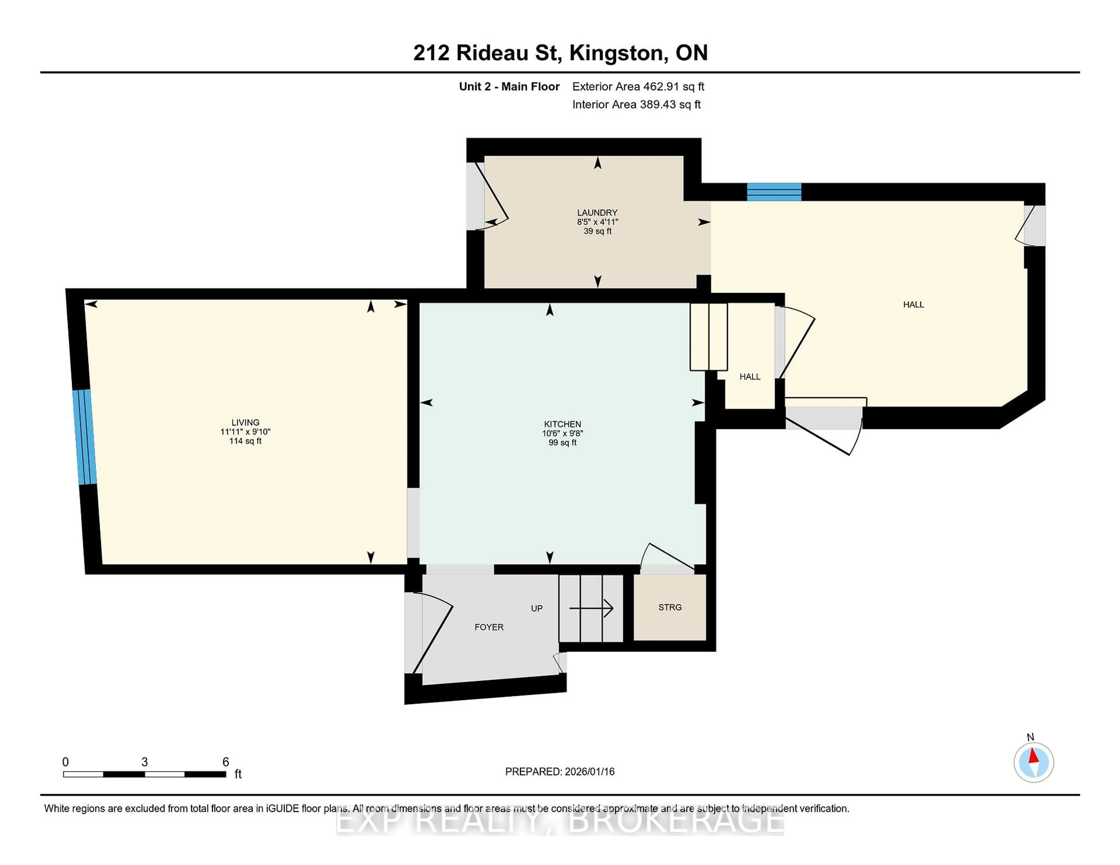 Floor plan for 212 RIDEAU St, Kingston Ontario K7K 3A4