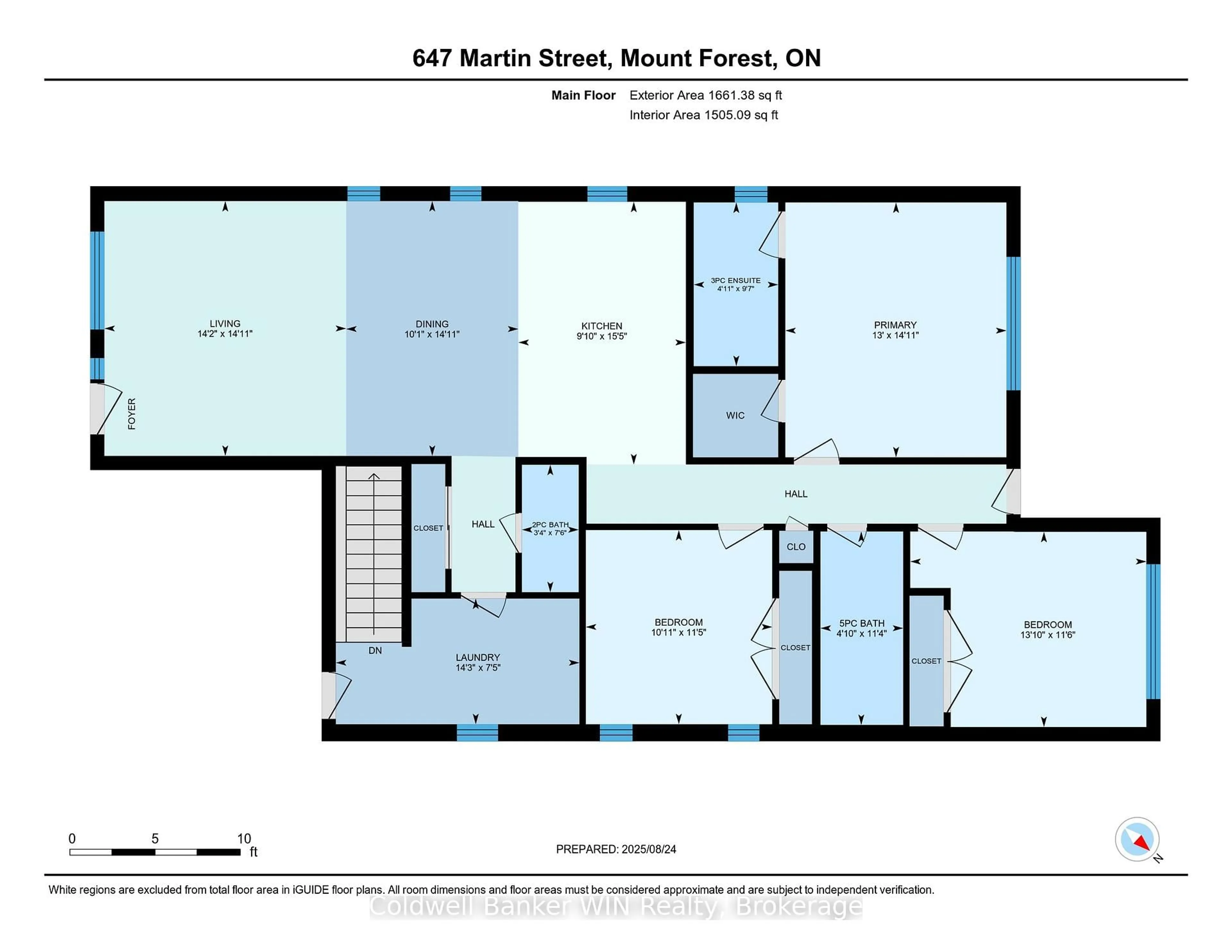 Floor plan for 647 Martin St, Wellington North Ontario N0G 2L3