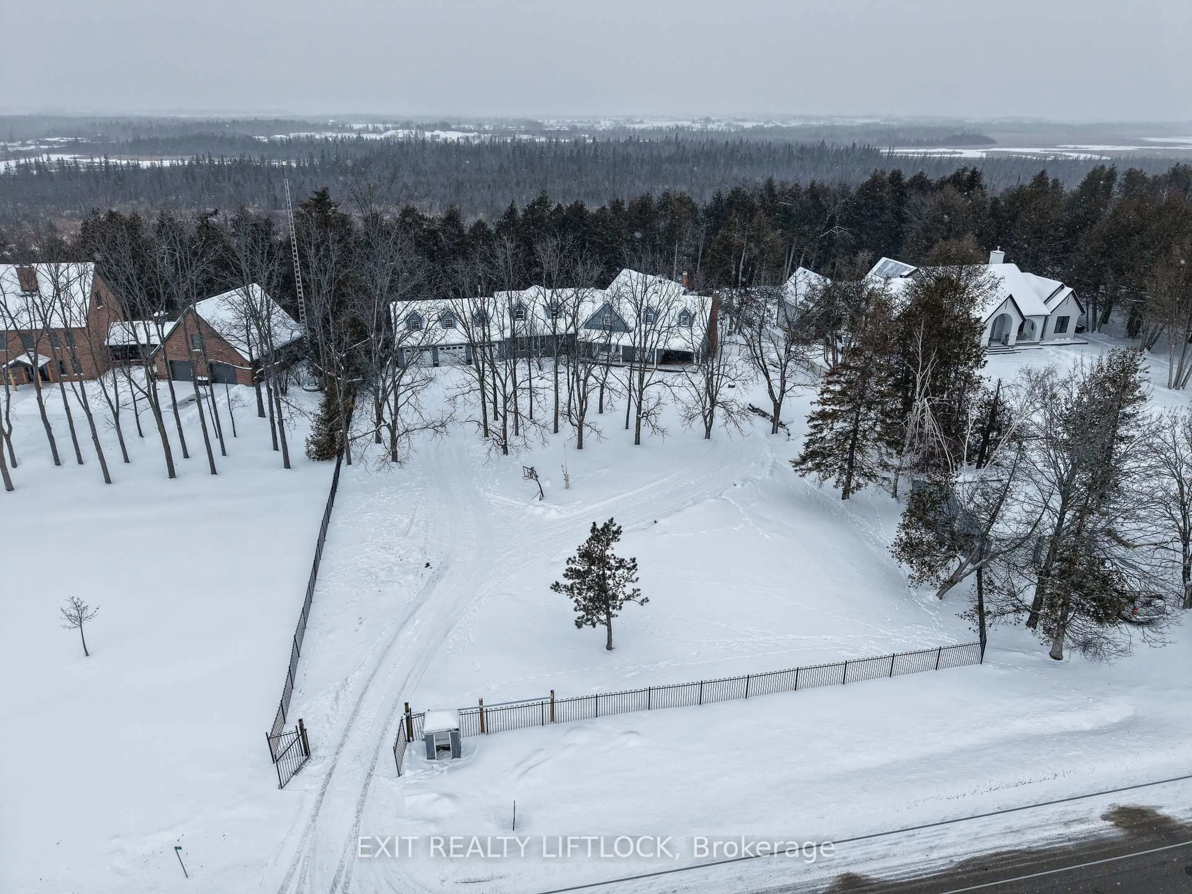 A pic from outside/outdoor area/front of a property/back of a property/a pic from drone, forest/trees view for 65 Kenrei Rd, Kawartha Lakes Ontario K9V 4R1