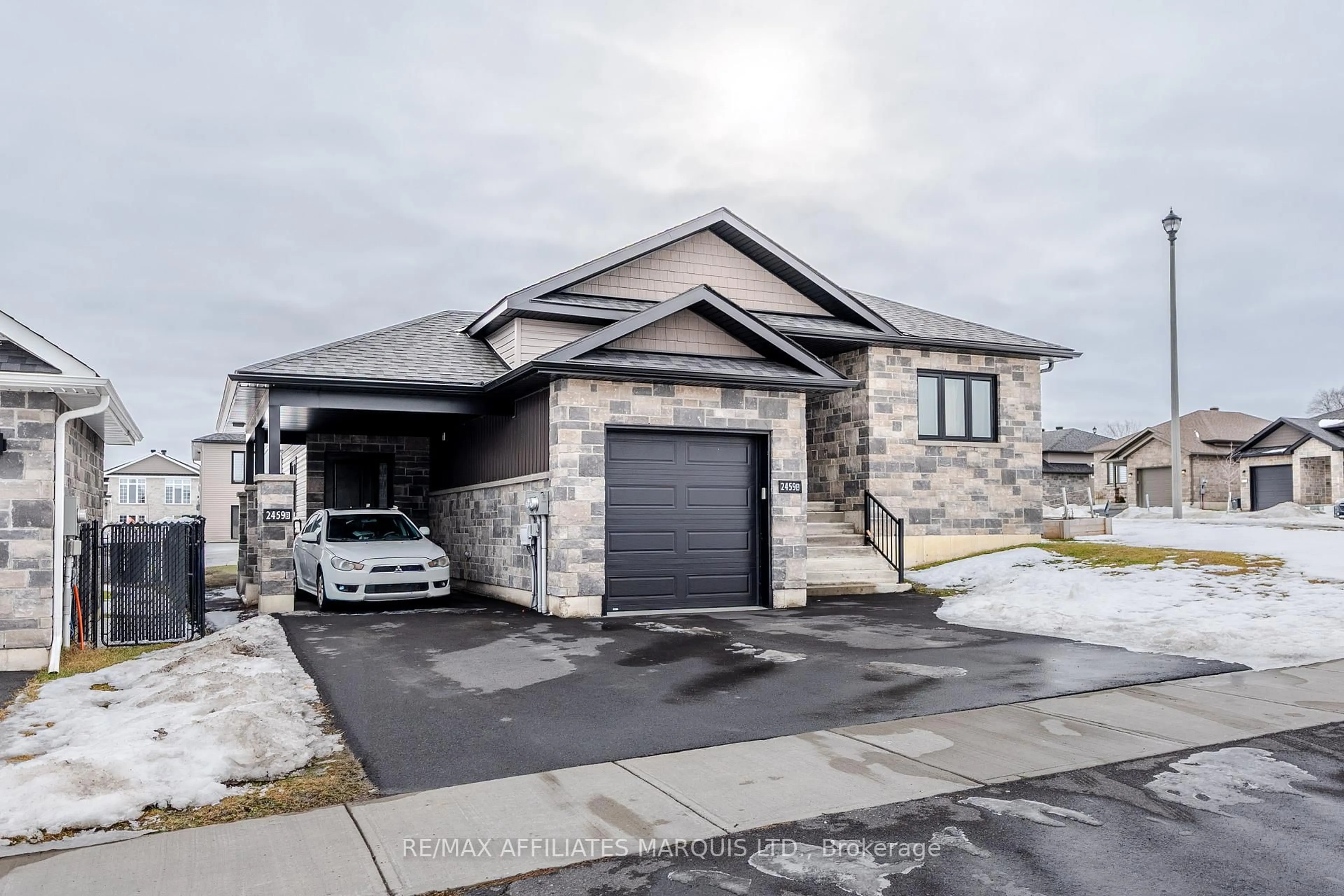 Home with brick exterior material, street for 2459 Watson Cres, Cornwall Ontario K6H 0H9