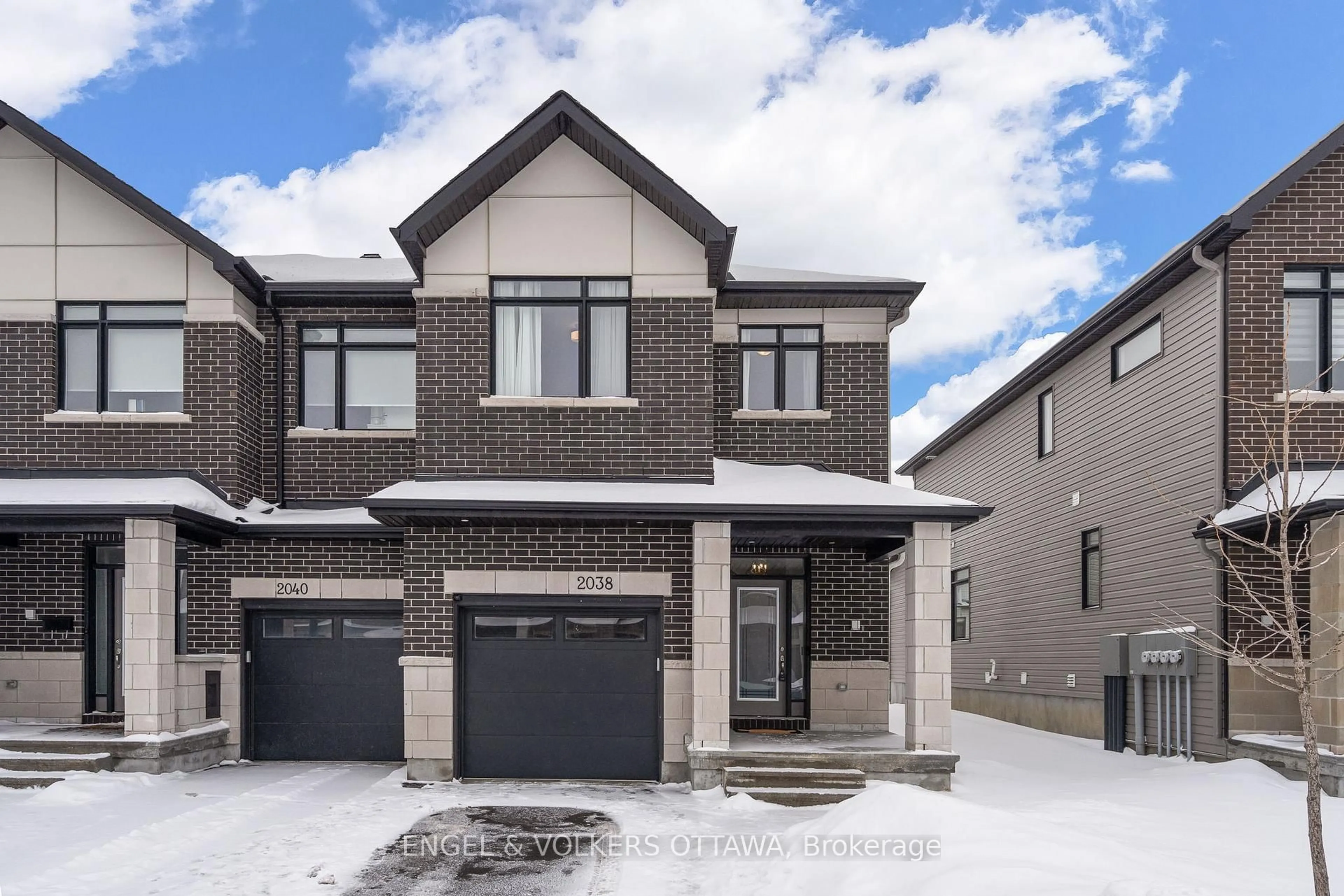 Home with brick exterior material, street for 2038 Allegrini Terr, Ottawa Ontario K2S 2S7