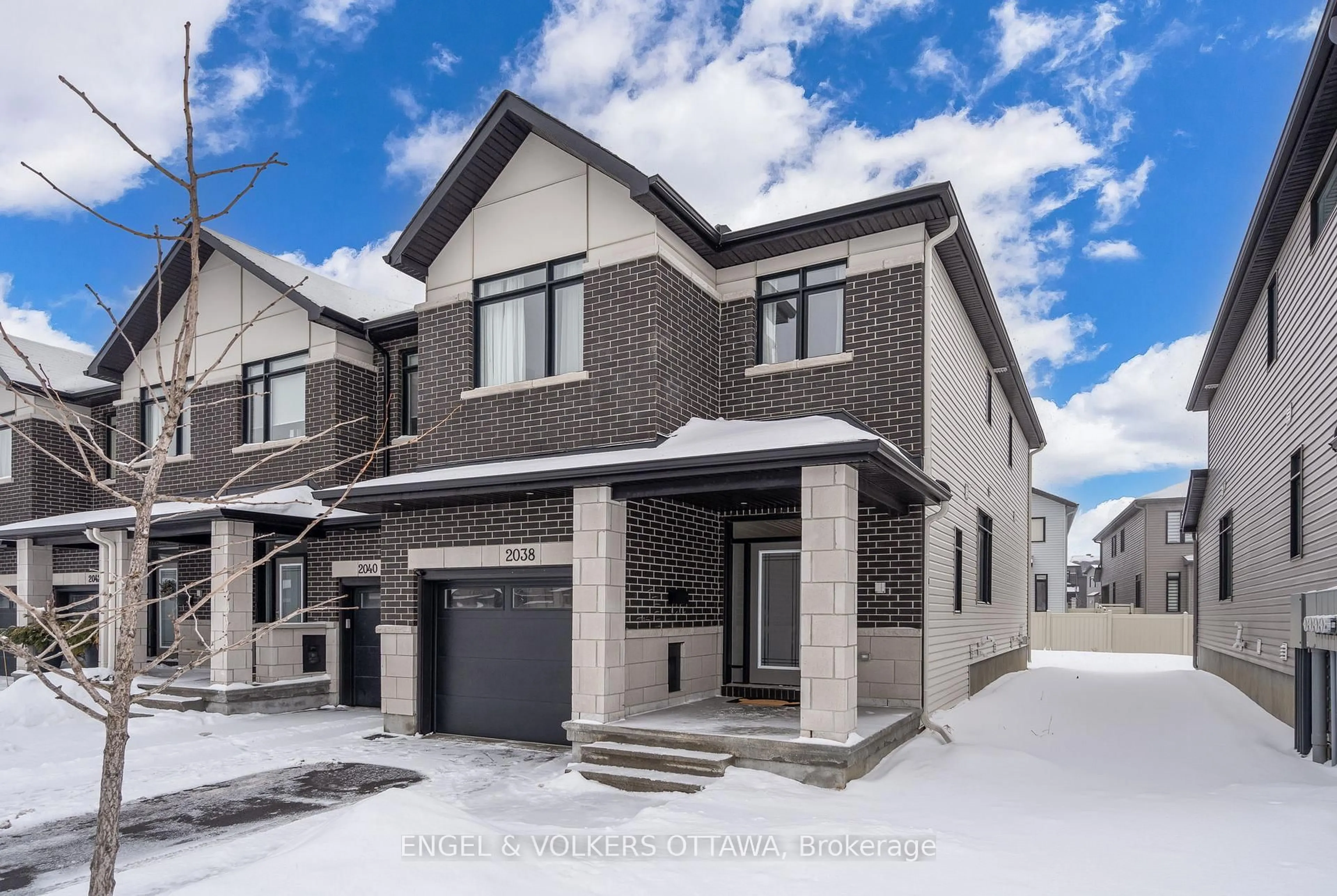 Home with brick exterior material, street for 2038 Allegrini Terr, Ottawa Ontario K2S 2S7