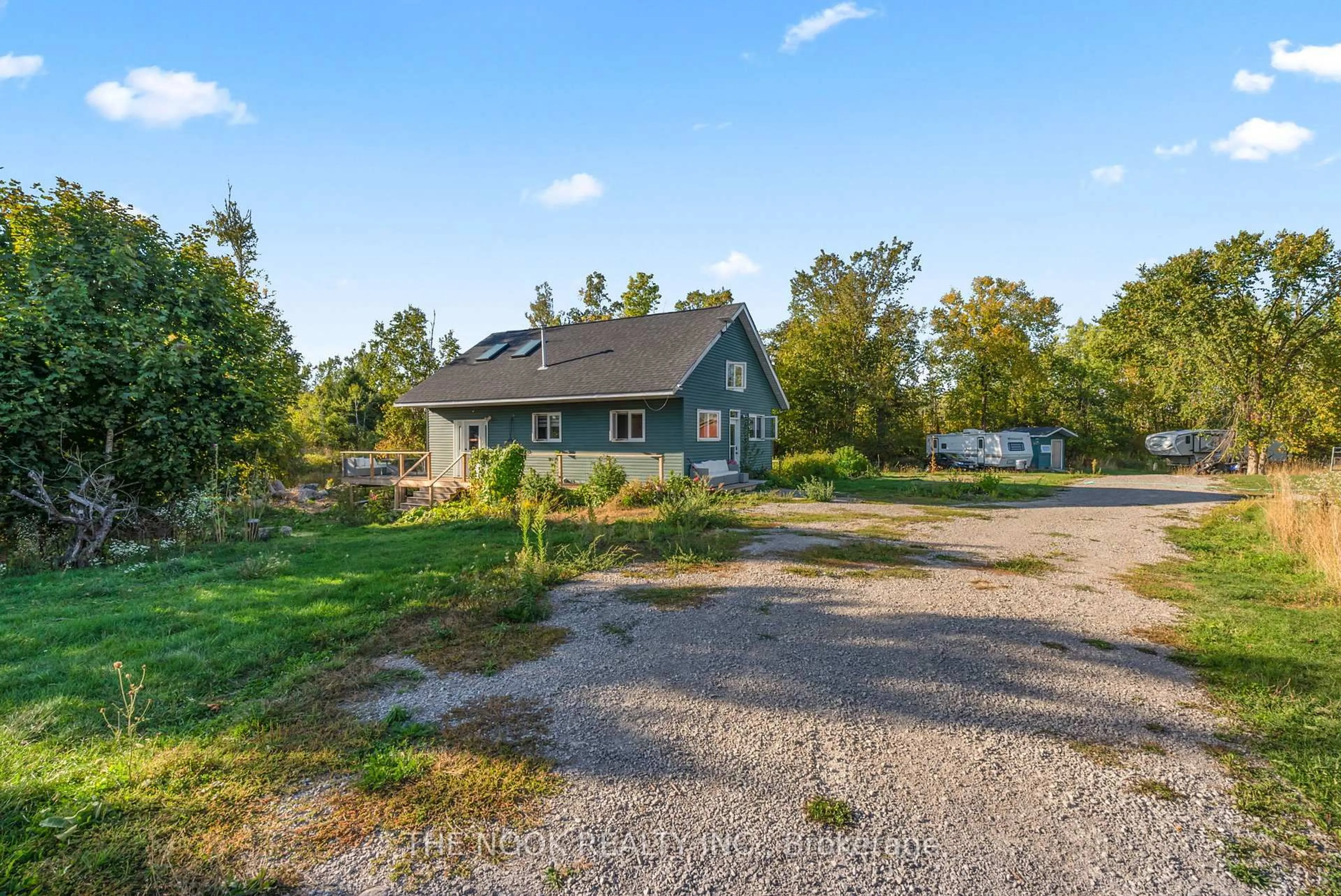 A pic from outside/outdoor area/front of a property/back of a property/a pic from drone, water/lake/river/ocean view for 46 Mcguire Beach Rd, Kawartha Lakes Ontario K0M 2B0