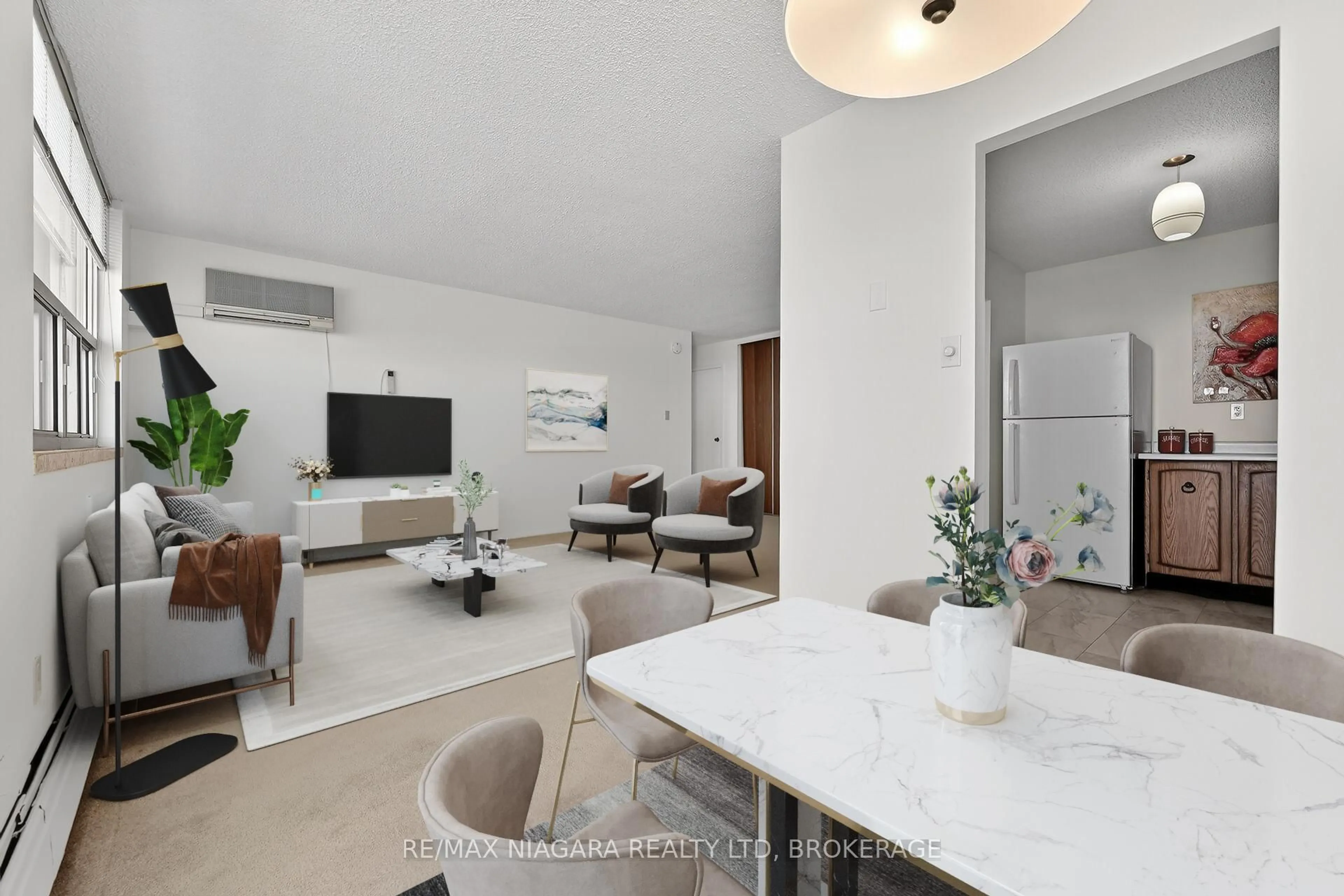 Living room with furniture, unknown for 365 Geneva St #1003, St. Catharines Ontario L2N 5S7