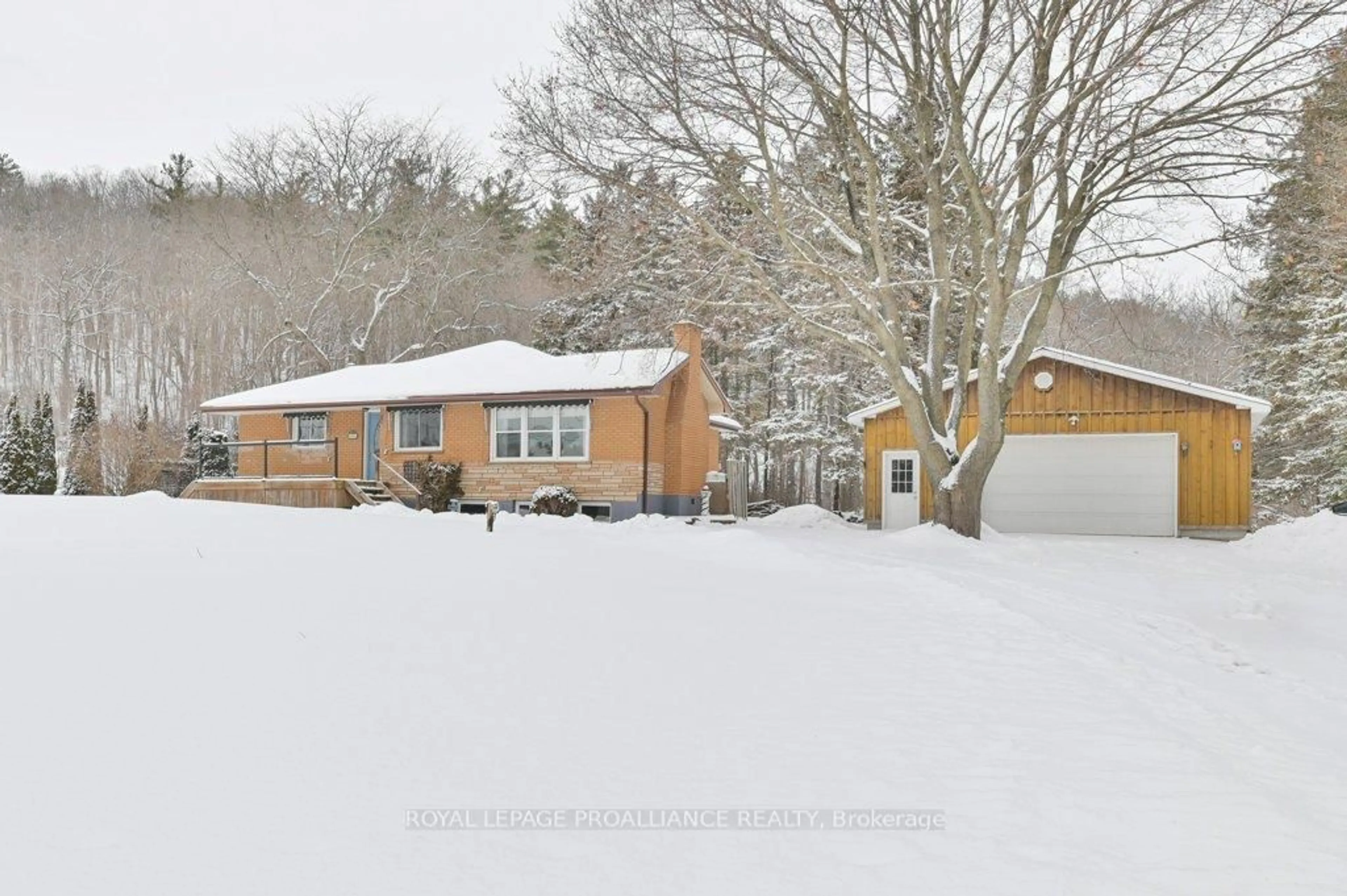 A pic from outside/outdoor area/front of a property/back of a property/a pic from drone, street for 556 Rosebush Rd, Hastings Ontario K0K 2C0