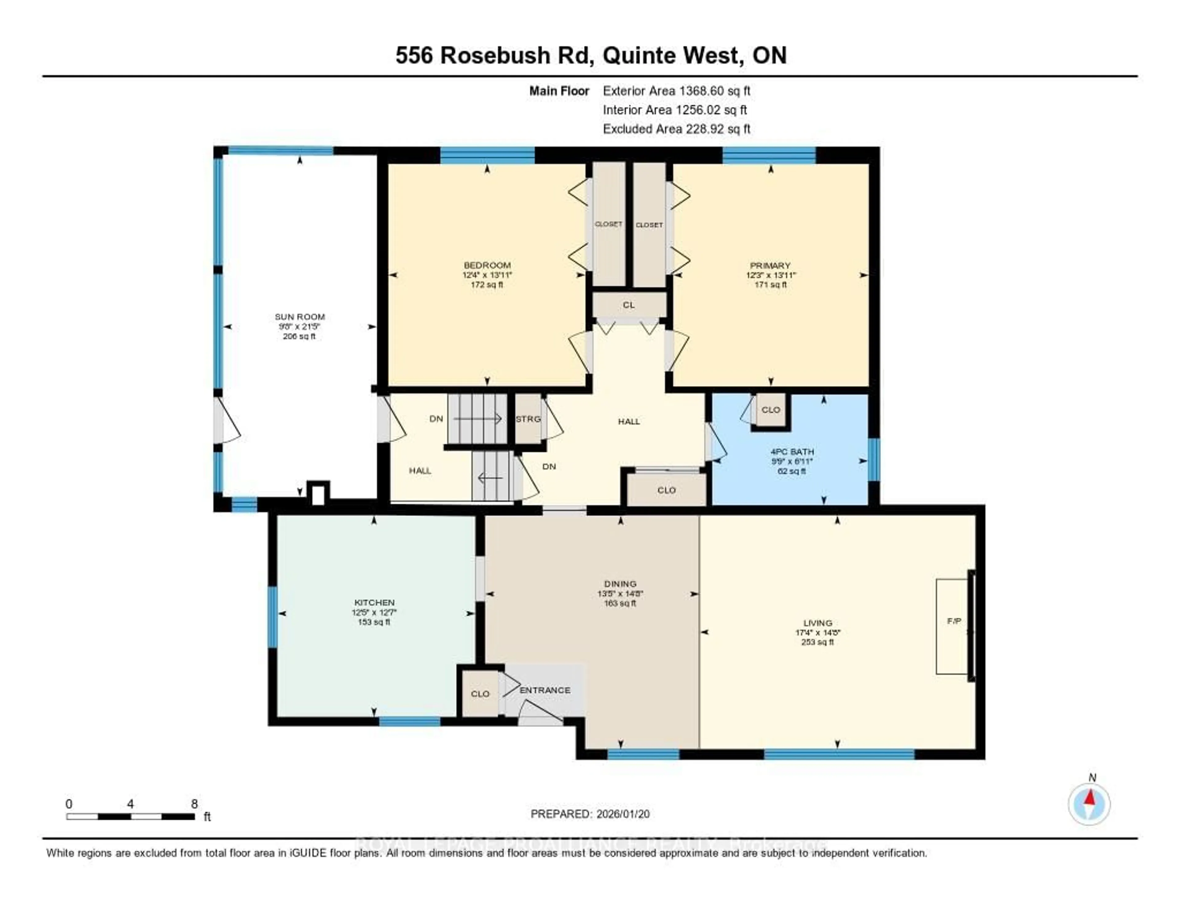Floor plan for 556 Rosebush Rd, Hastings Ontario K0K 2C0