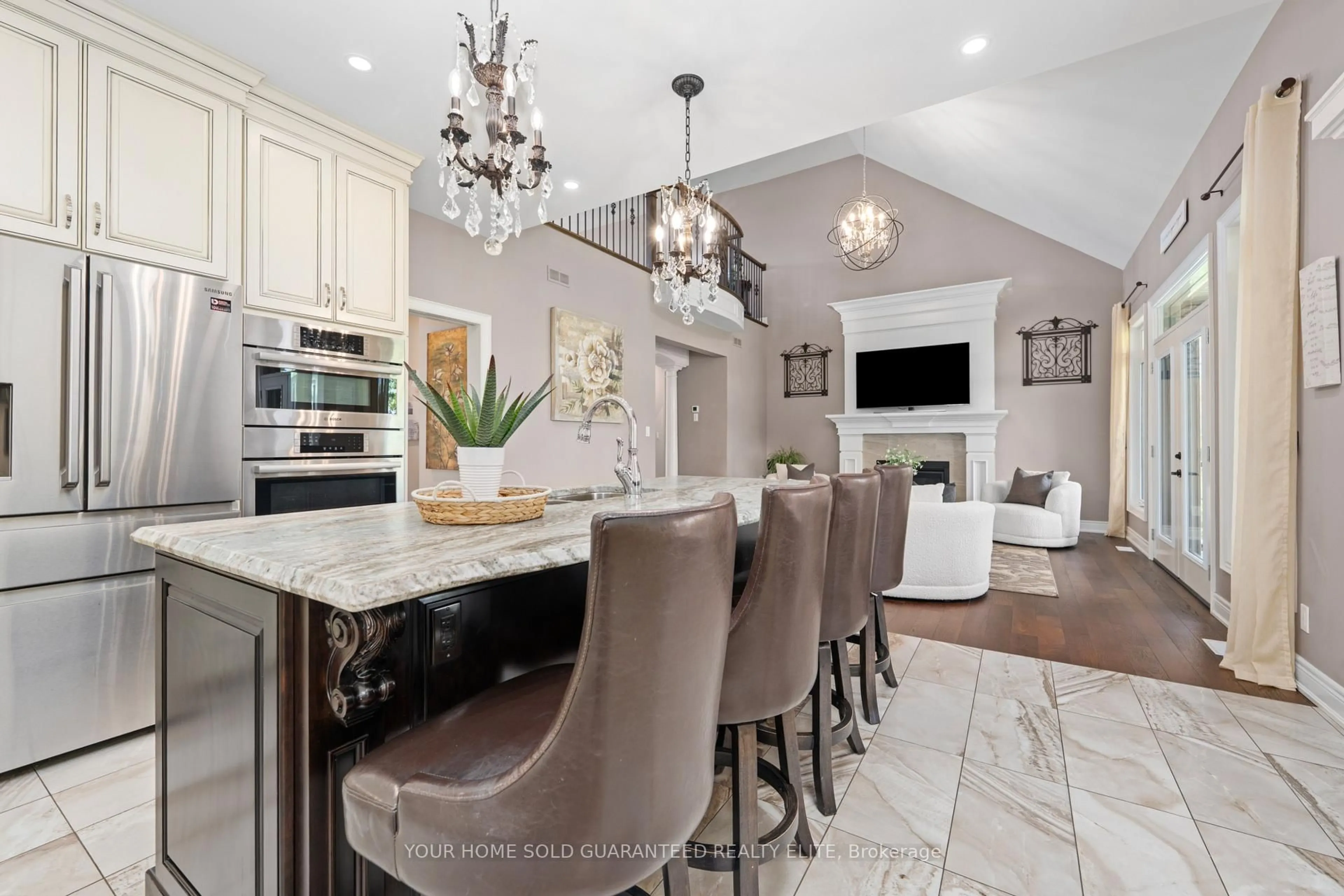 Open concept kitchen, ceramic/tile floor for 3545 Campden Rd #8, Lincoln Ontario L0R 1G0