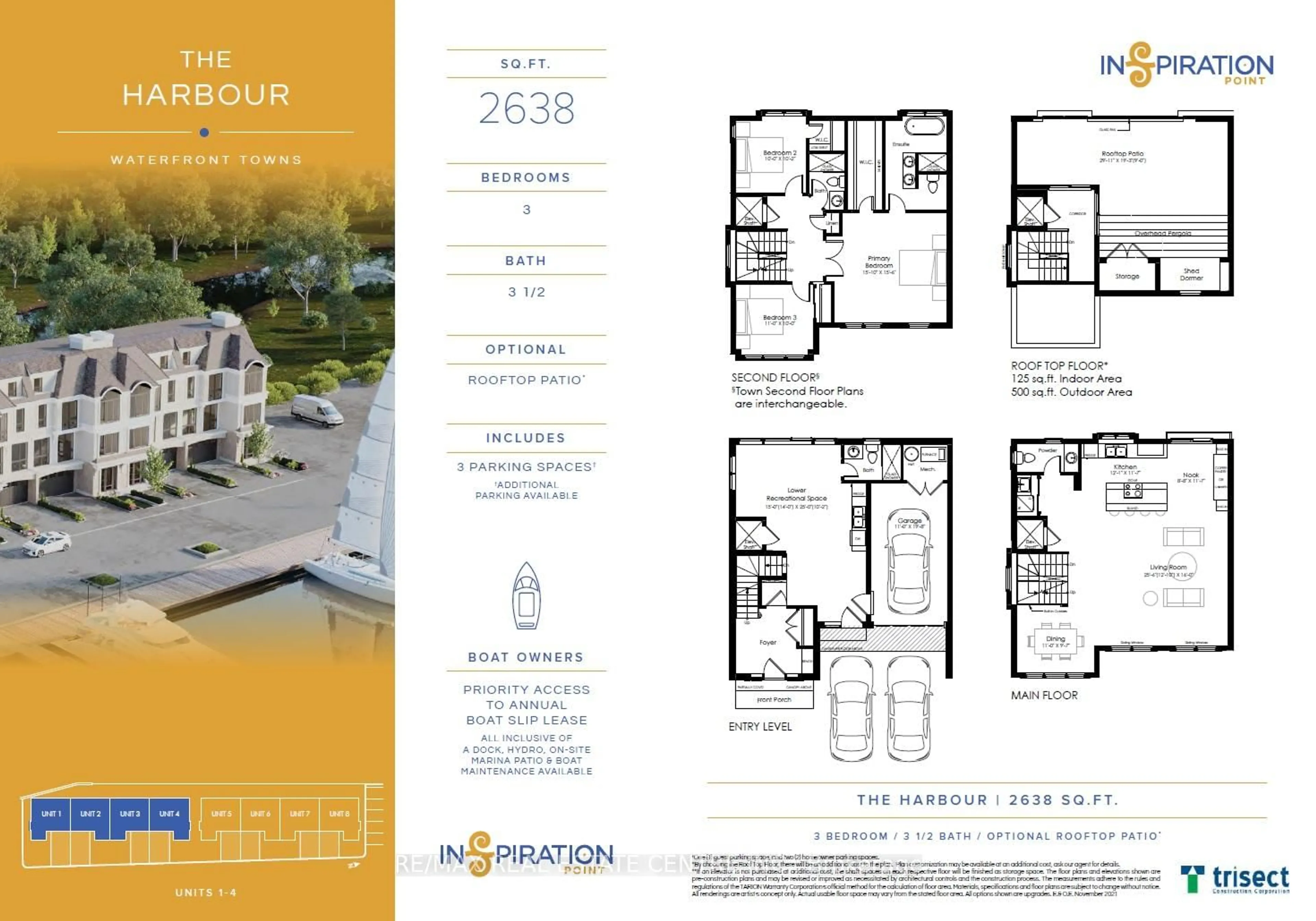 Floor plan for 15 LAKE St #TH 3, Grimsby Ontario L3M 2G4