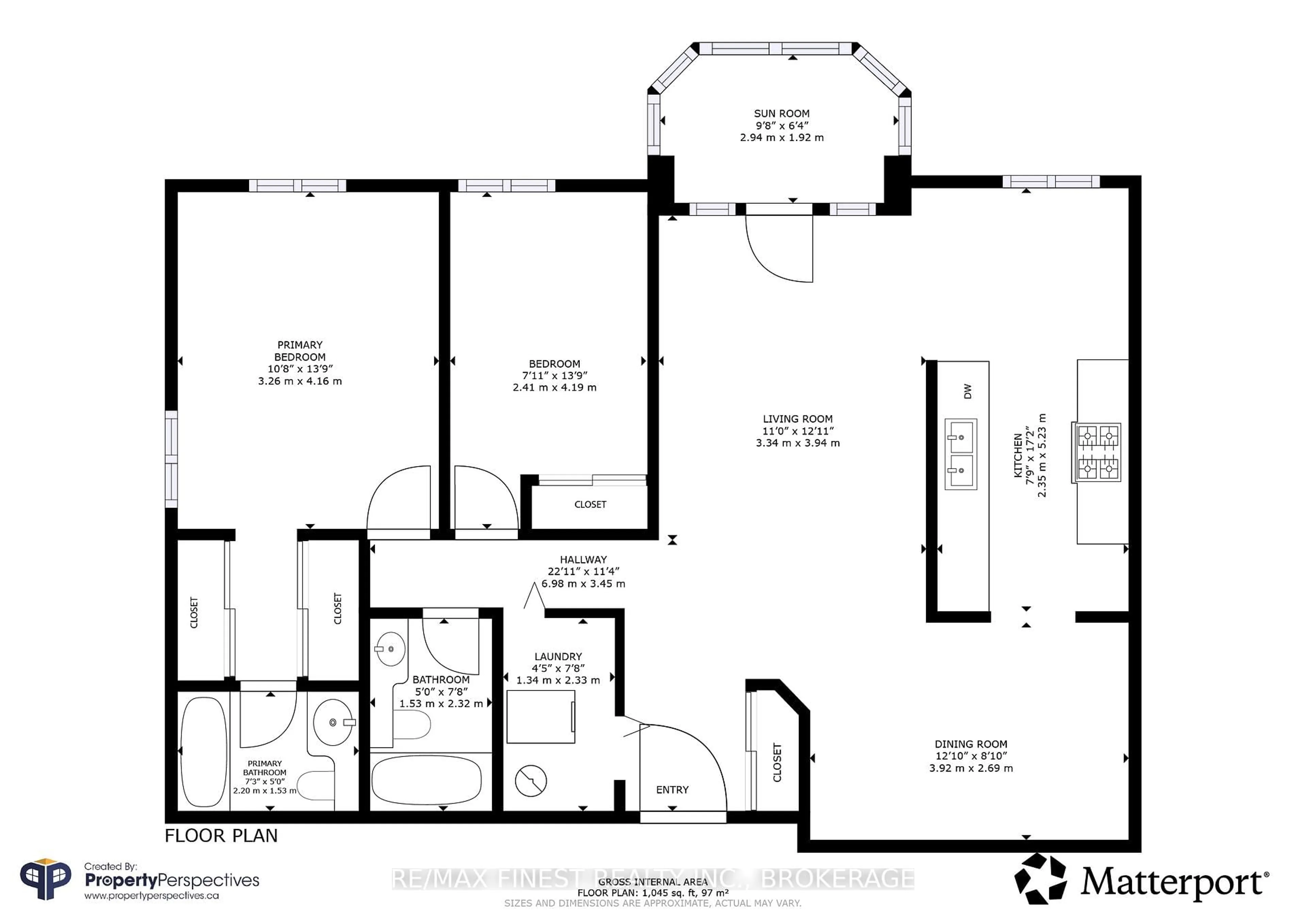 Floor plan for 649 Davis Dr #405, Kingston Ontario K7M 8J3