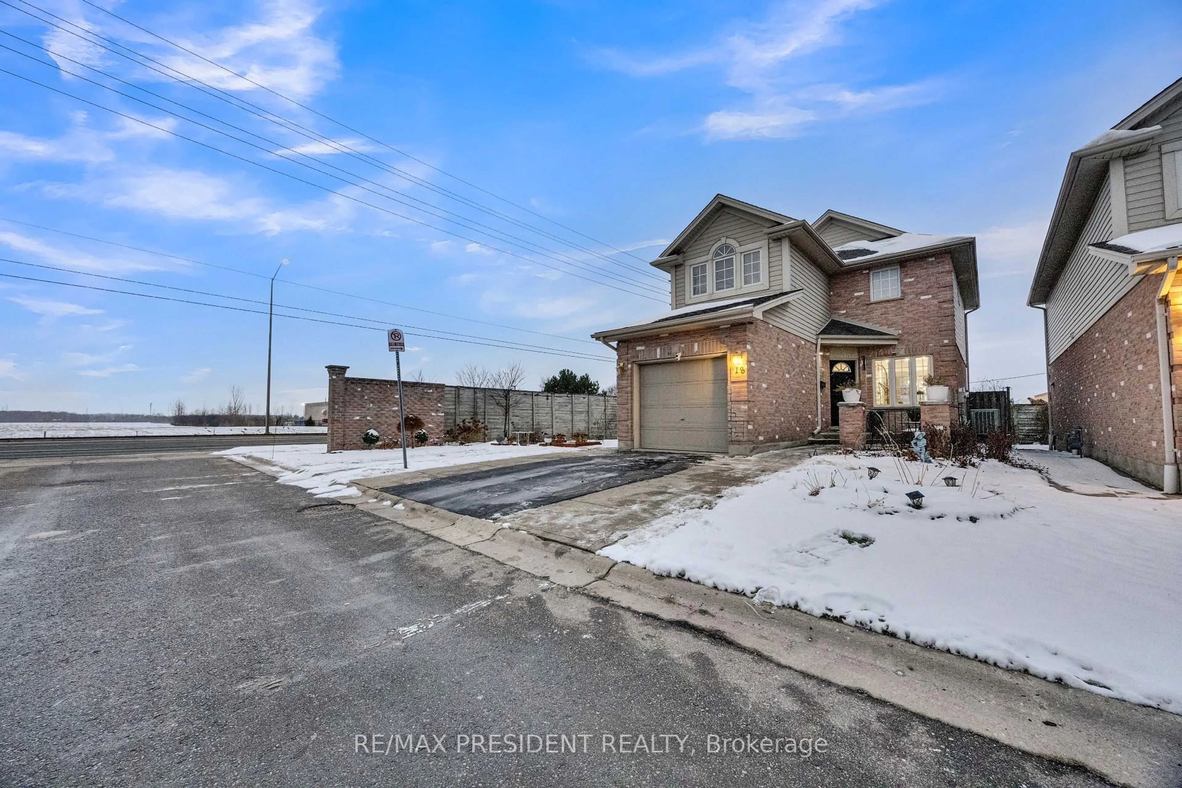 Home with brick exterior material, street for 10 Chalkstone Dr #18, London South Ontario N6E 3Z9