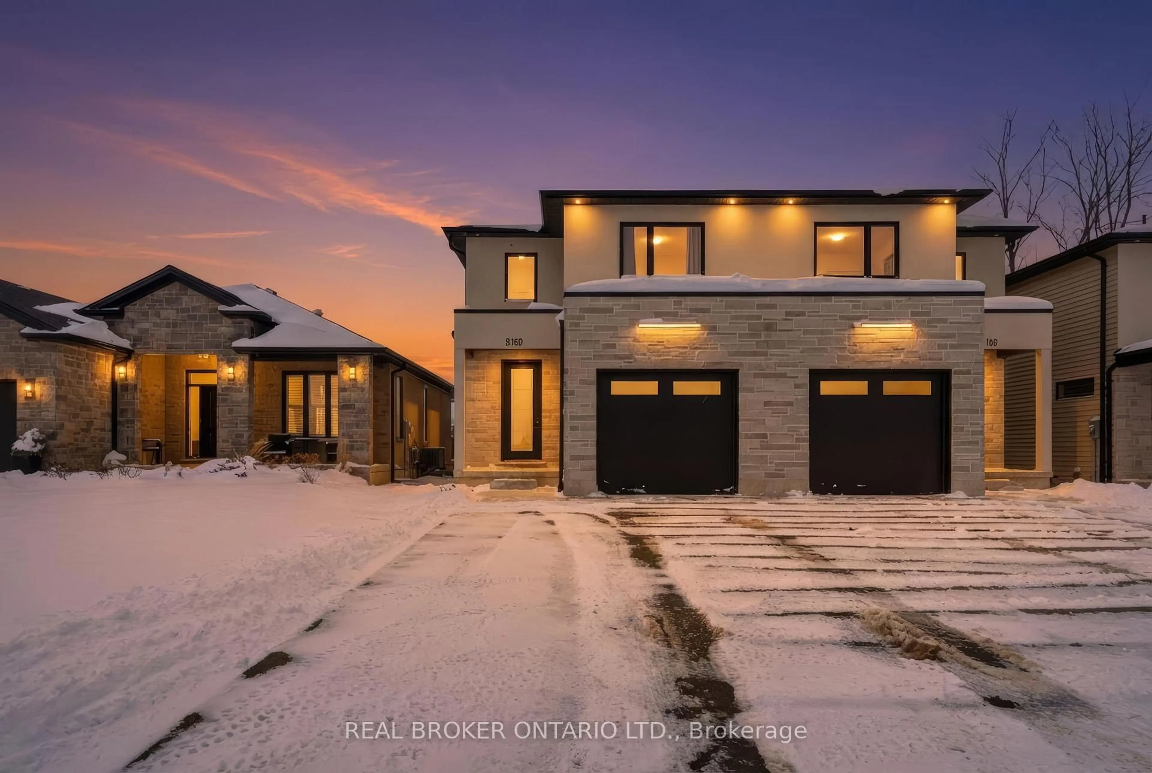 Home with brick exterior material, street for 160B Concession St, Tillsonburg Ontario N4G 4G8