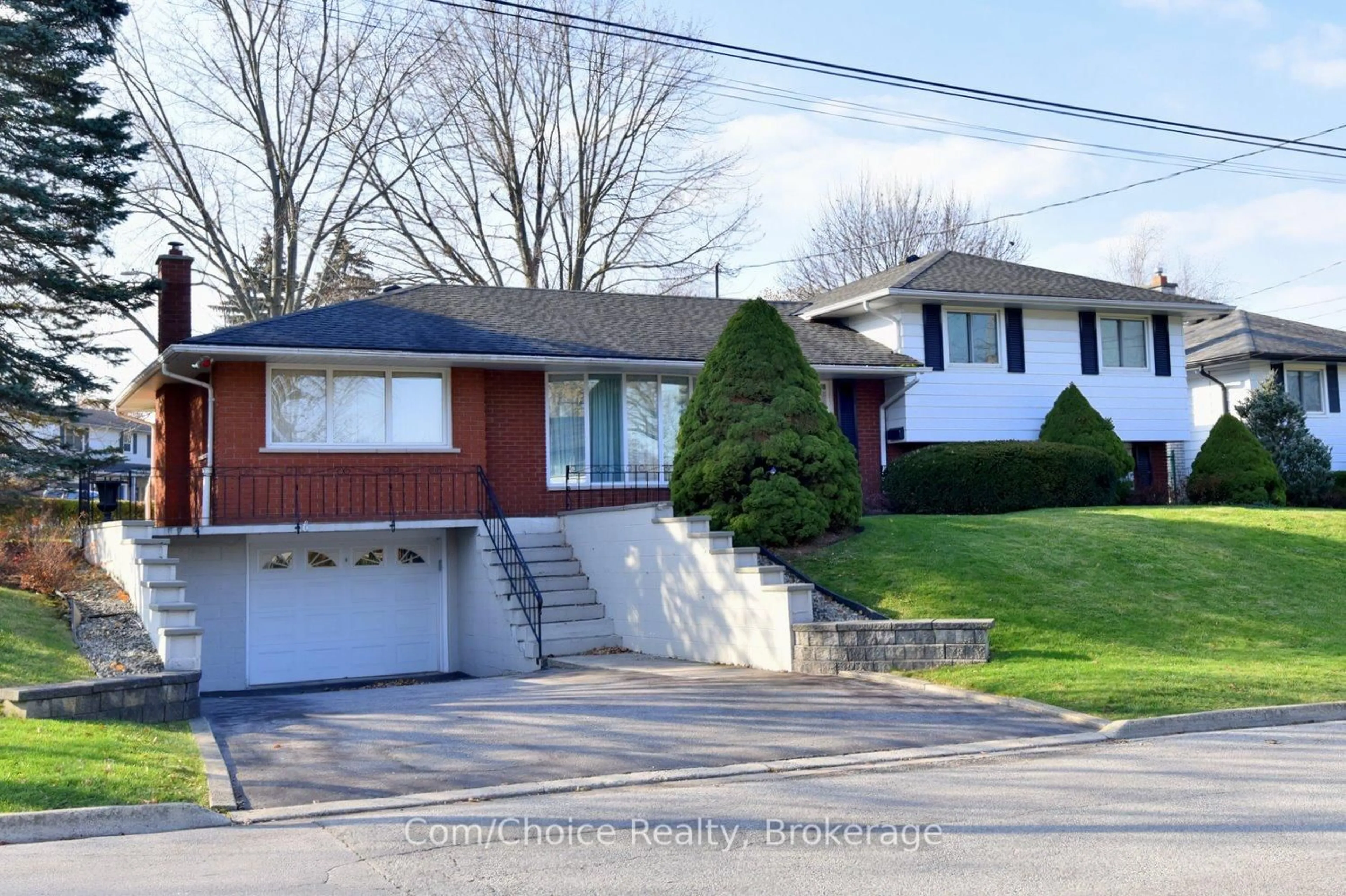 Home with vinyl exterior material, street for 23 Lynndale Dr, Hamilton Ontario L9H 3L4