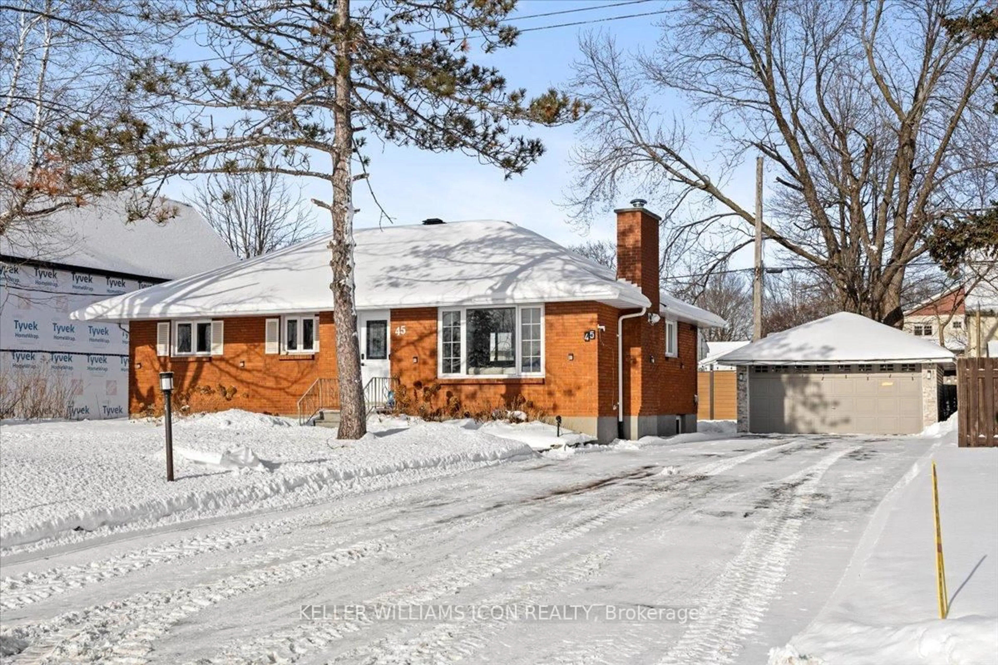 Home with brick exterior material, street for 45 Epworth Ave, Ottawa Ontario K2G 2L8