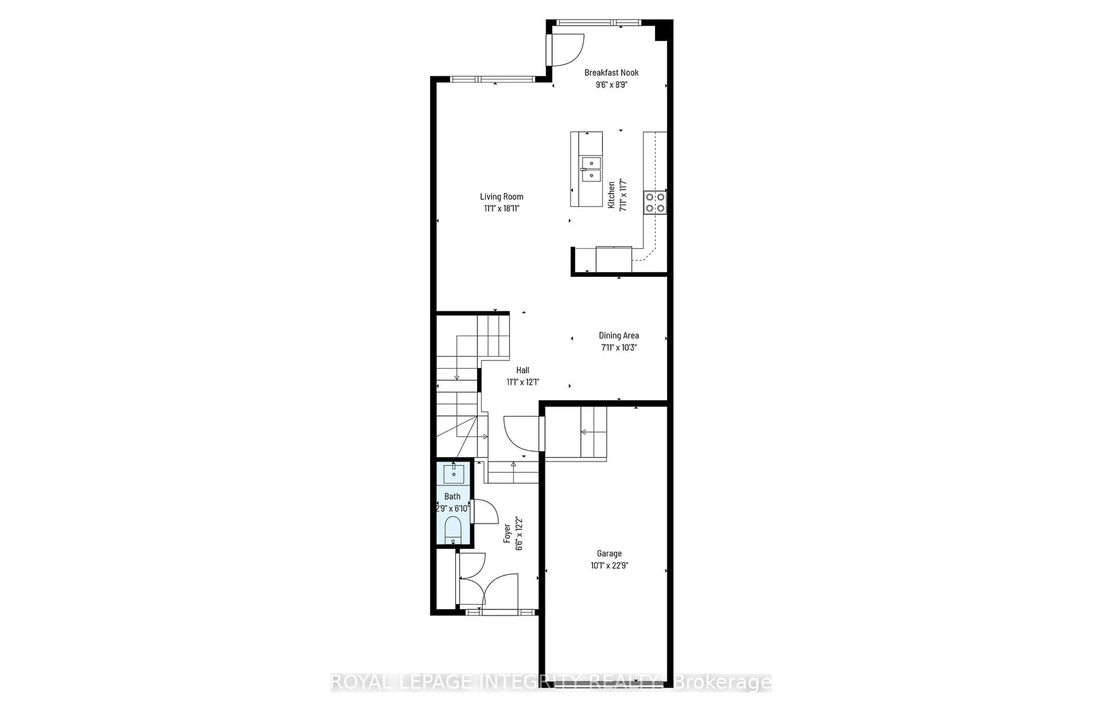 Floor plan for 264 Monticello Ave, Ottawa Ontario K2S 2S1