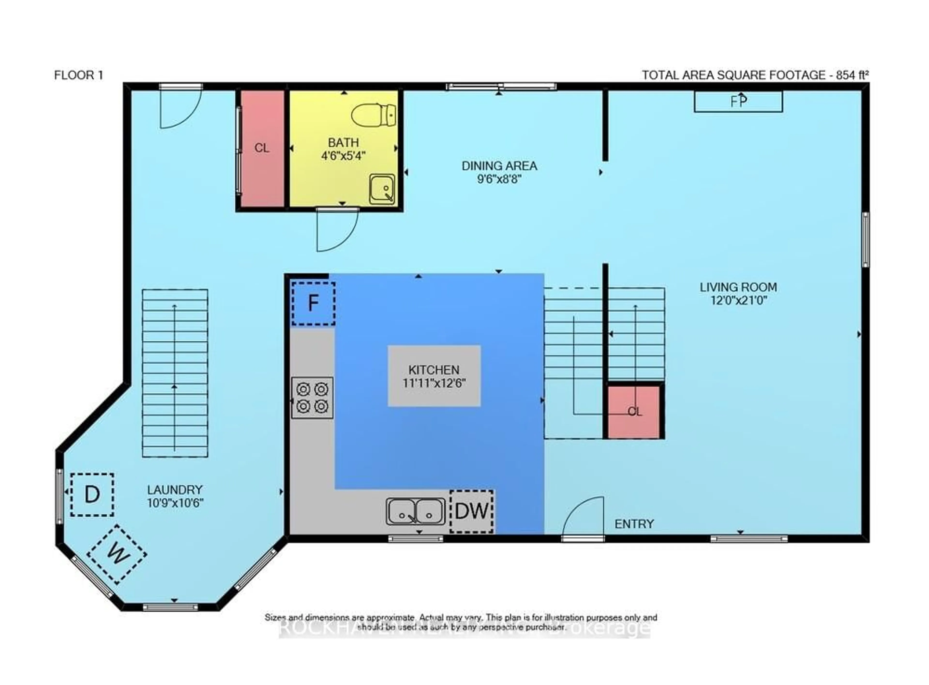 Floor plan for 151 Lynden Rd, Hamilton Ontario L0R 1T0