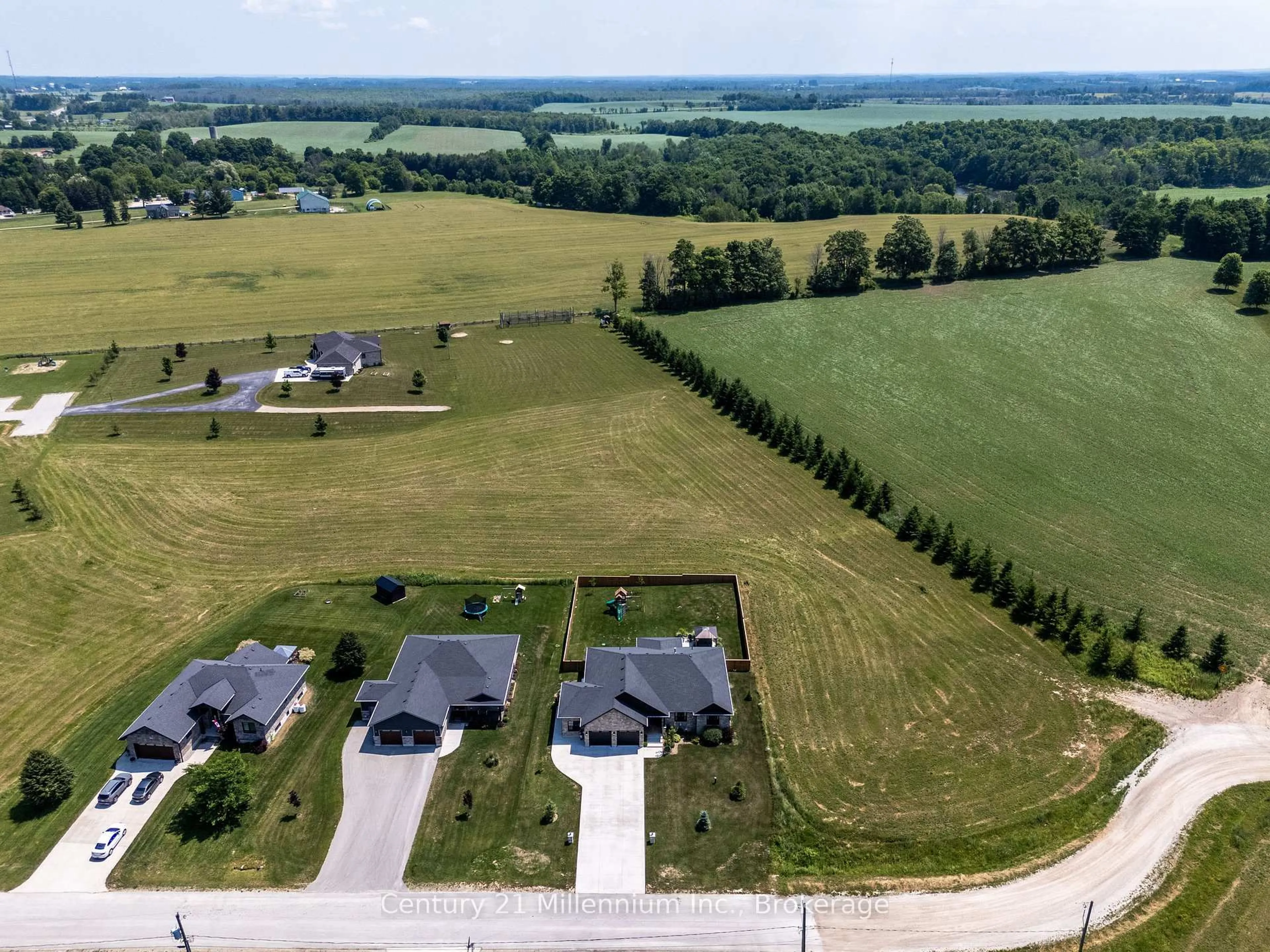 A pic from outside/outdoor area/front of a property/back of a property/a pic from drone, water/lake/river/ocean view for 33 Nickason Dr, Arran-Elderslie Ontario N0H 1A0