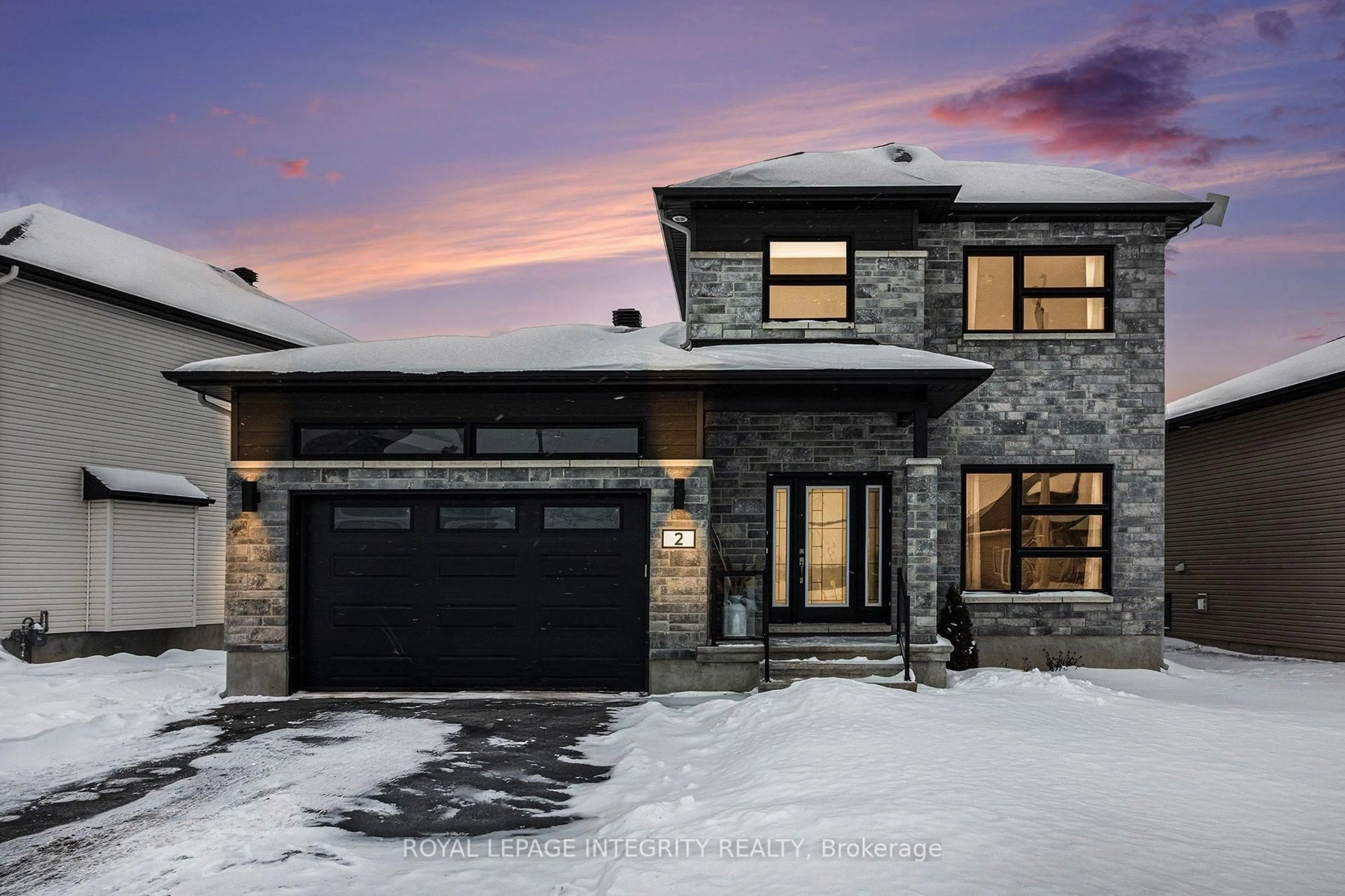 Home with brick exterior material, street for 2 Richer St, North Stormont Ontario K0A 1R0