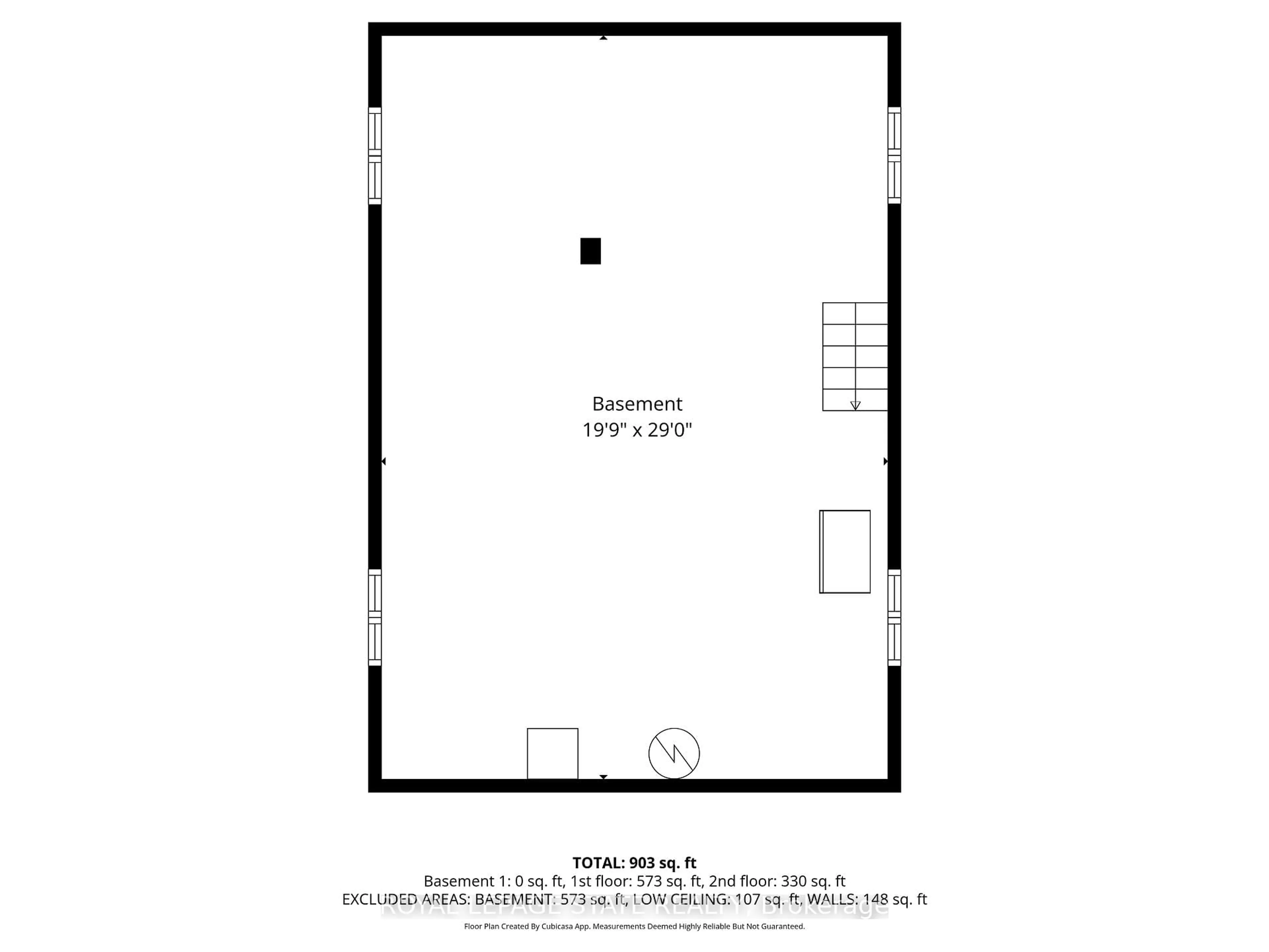 Floor plan for 411 Fairfield Ave, Hamilton Ontario L8H 5J1