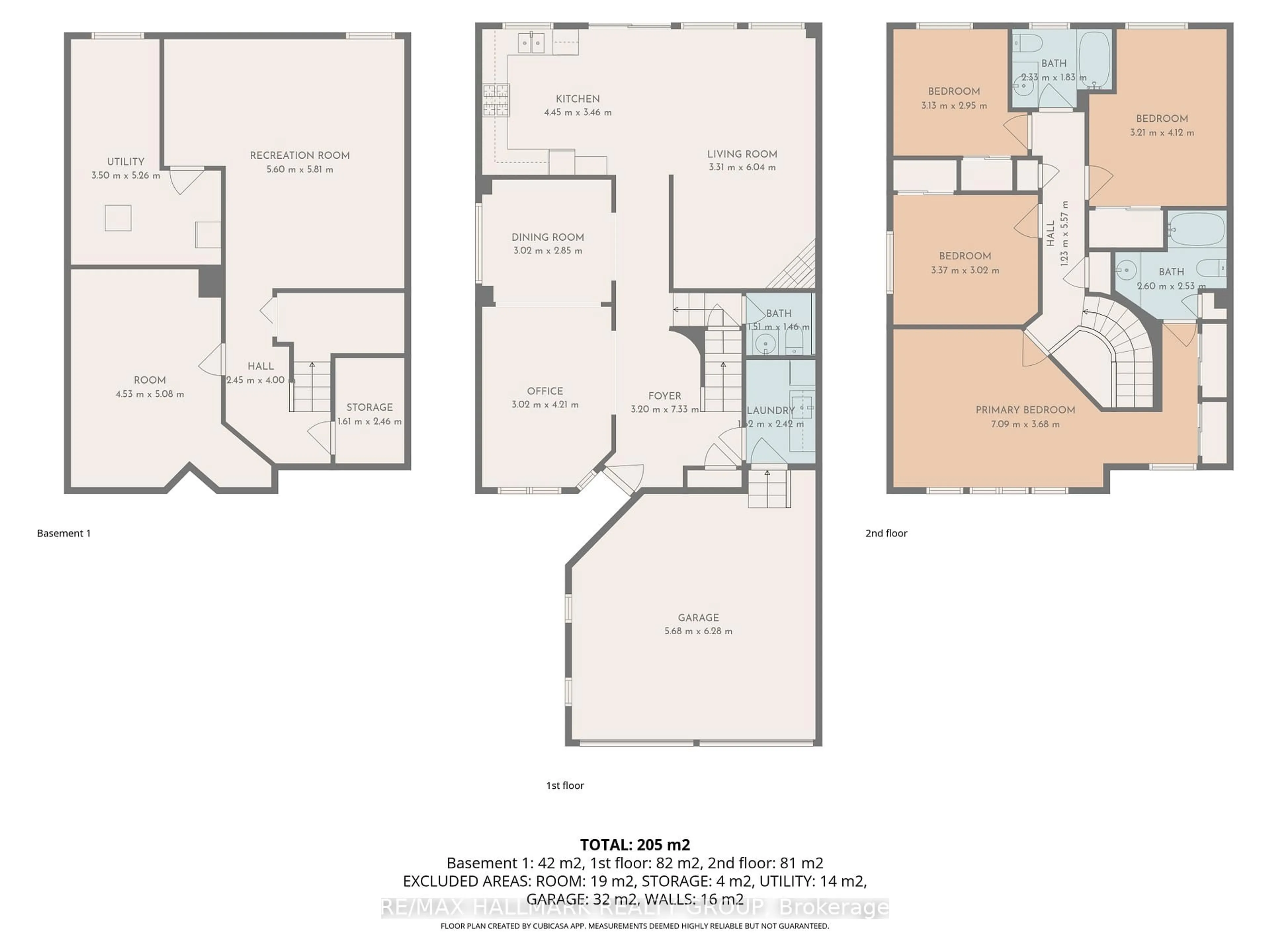 Floor plan for 60 Ipswich Terr, Ottawa Ontario K2K 2R3
