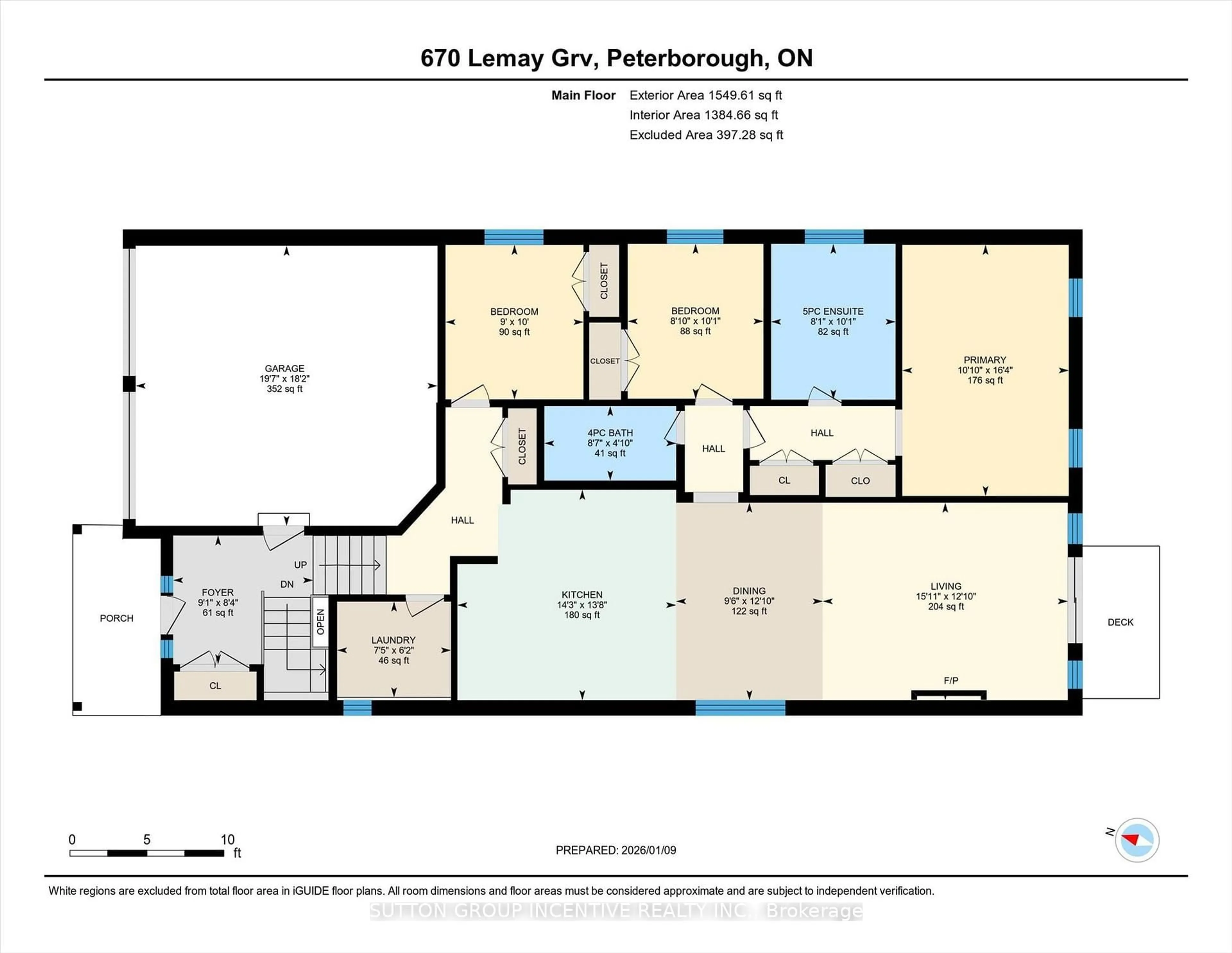 Floor plan for 670 Lemay Grve, Peterborough Ontario K9K 0G9