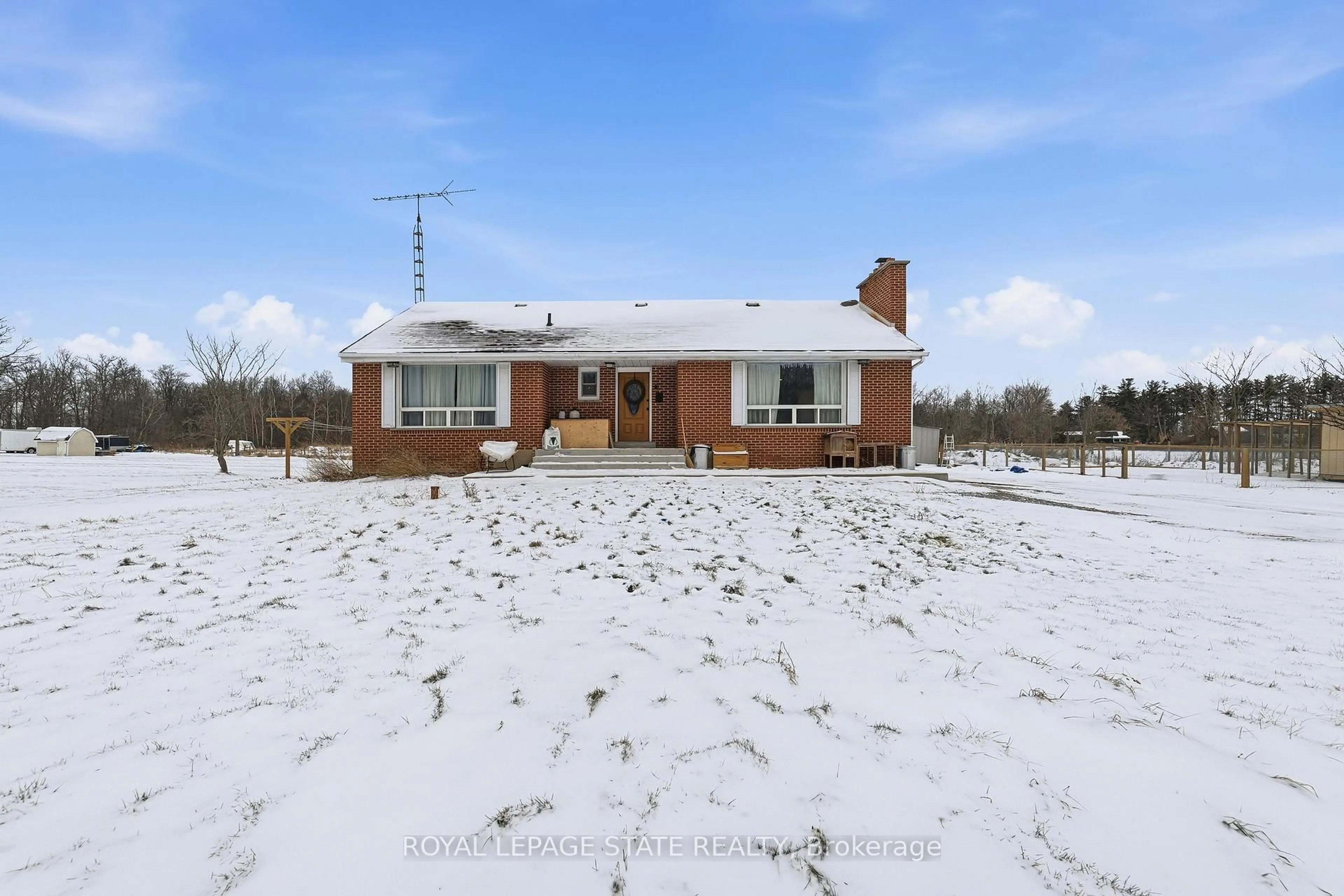 A pic from outside/outdoor area/front of a property/back of a property/a pic from drone, unknown for 697 Highway 56, Haldimand Ontario N0A 1R0