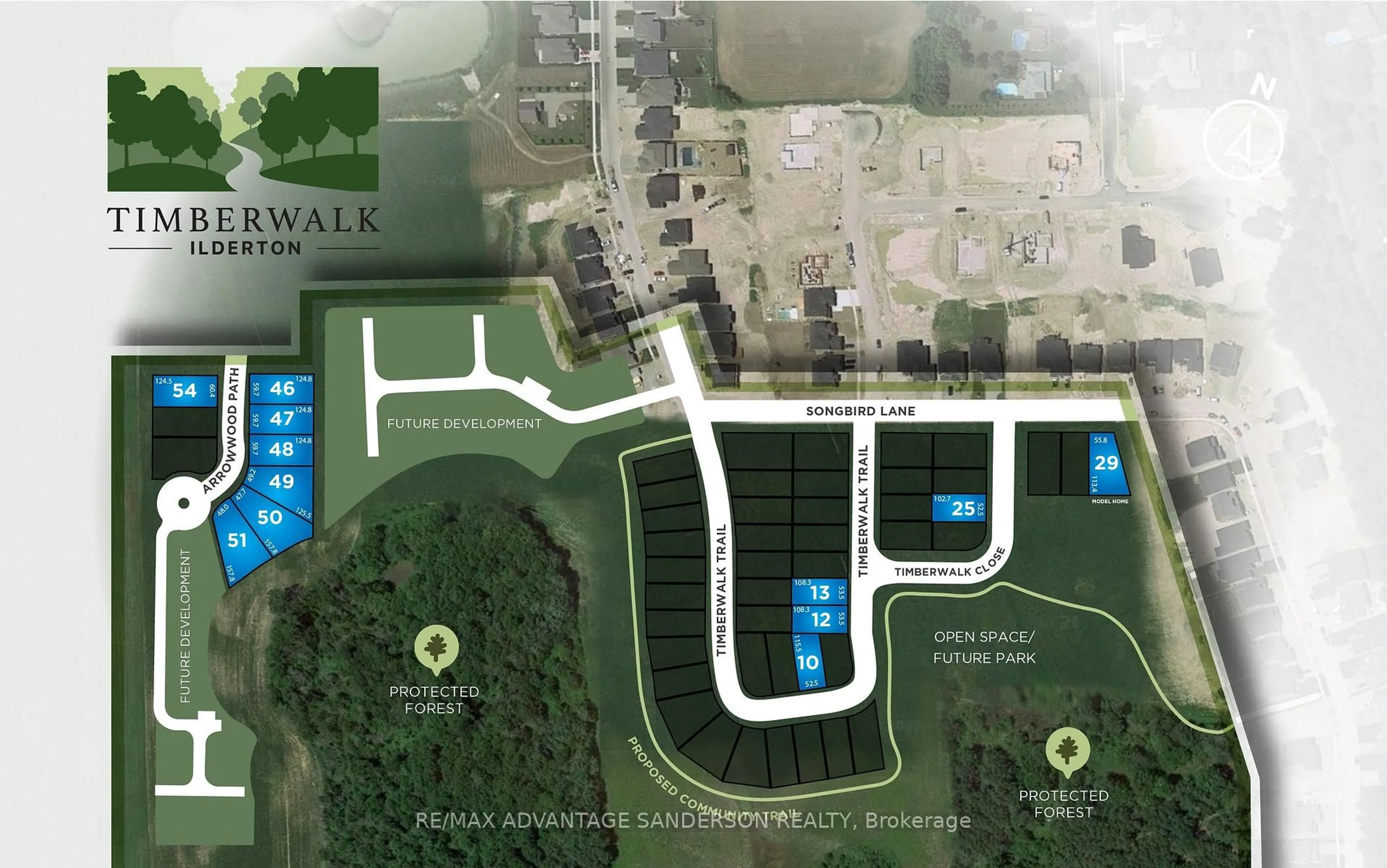 Picture of a map for 56 Arrowwood Path, Middlesex Centre Ontario N0M 2A0