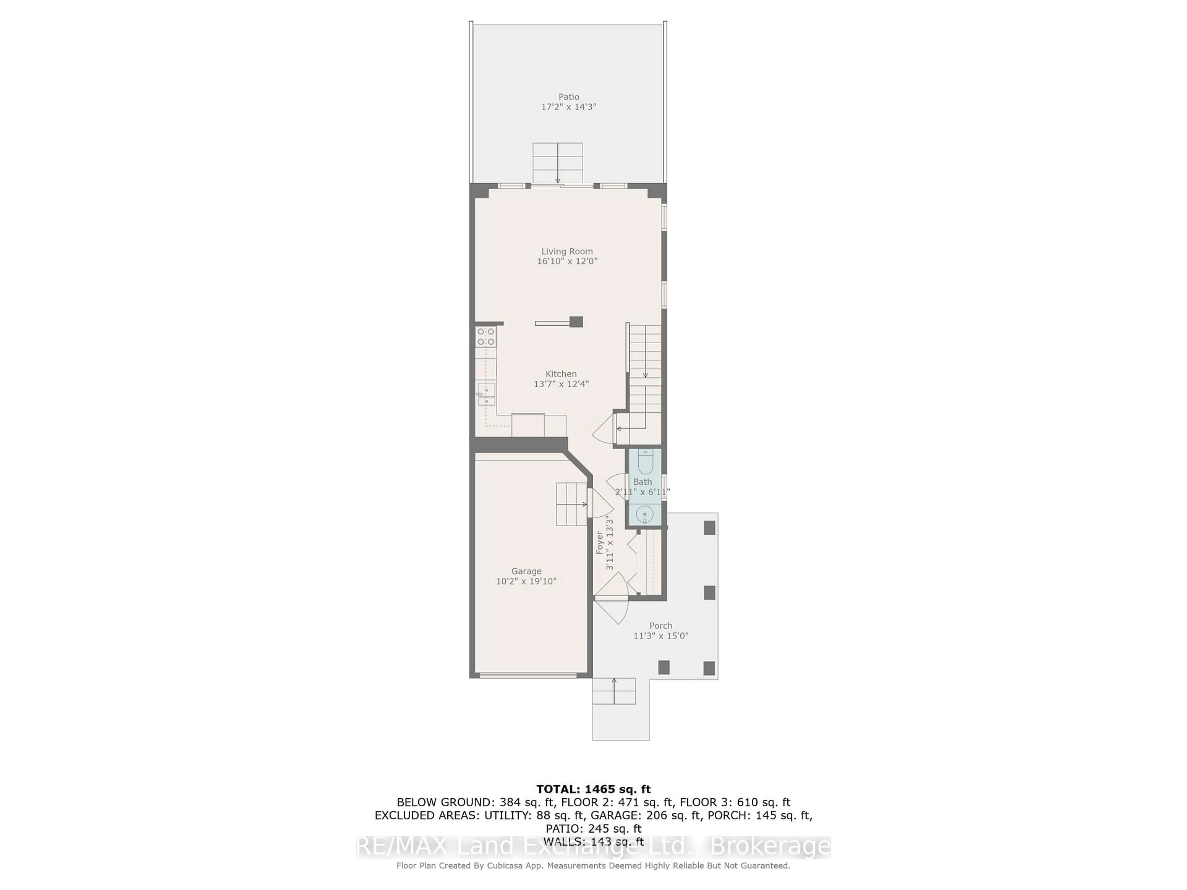 Floor plan for 409 Joseph St #103, Saugeen Shores Ontario N0H 2C2