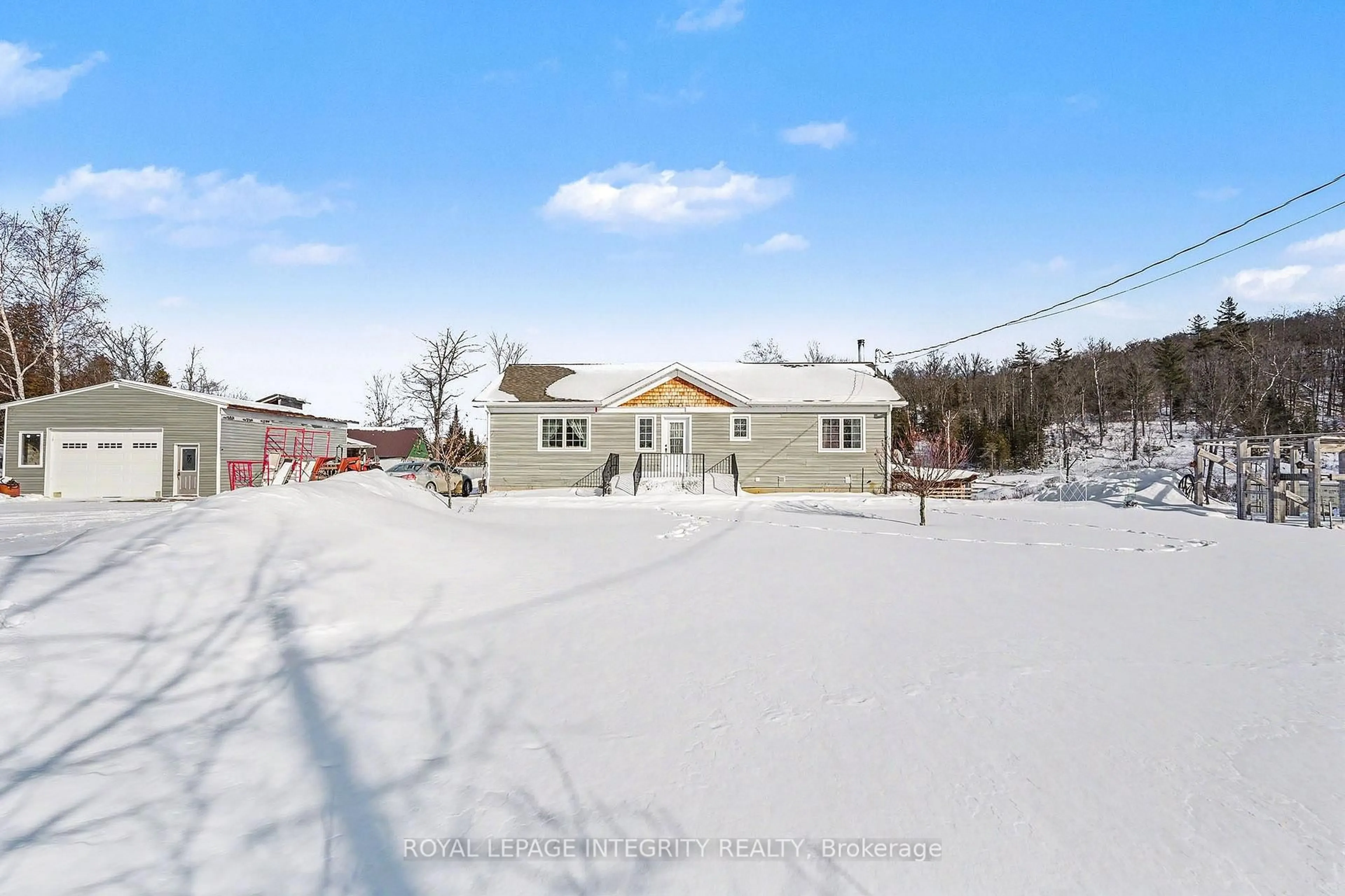 A pic from outside/outdoor area/front of a property/back of a property/a pic from drone, unknown for 8688 Hwy 511 Highway, Lanark Ontario K0G 1K0
