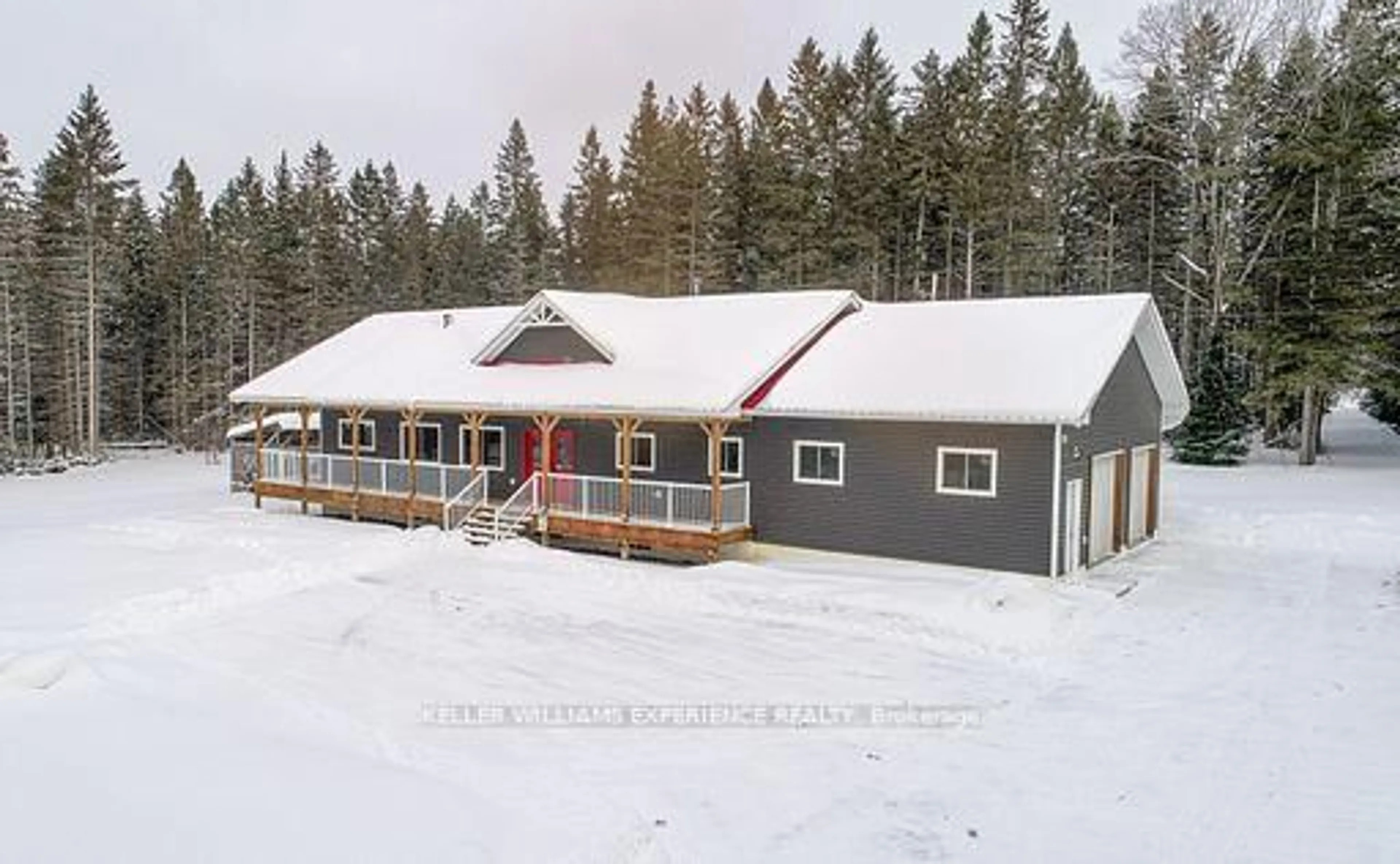 A pic from outside/outdoor area/front of a property/back of a property/a pic from drone, building for 213 Yearley Rd, McMurrich/Monteith Ontario P0A 1Y0