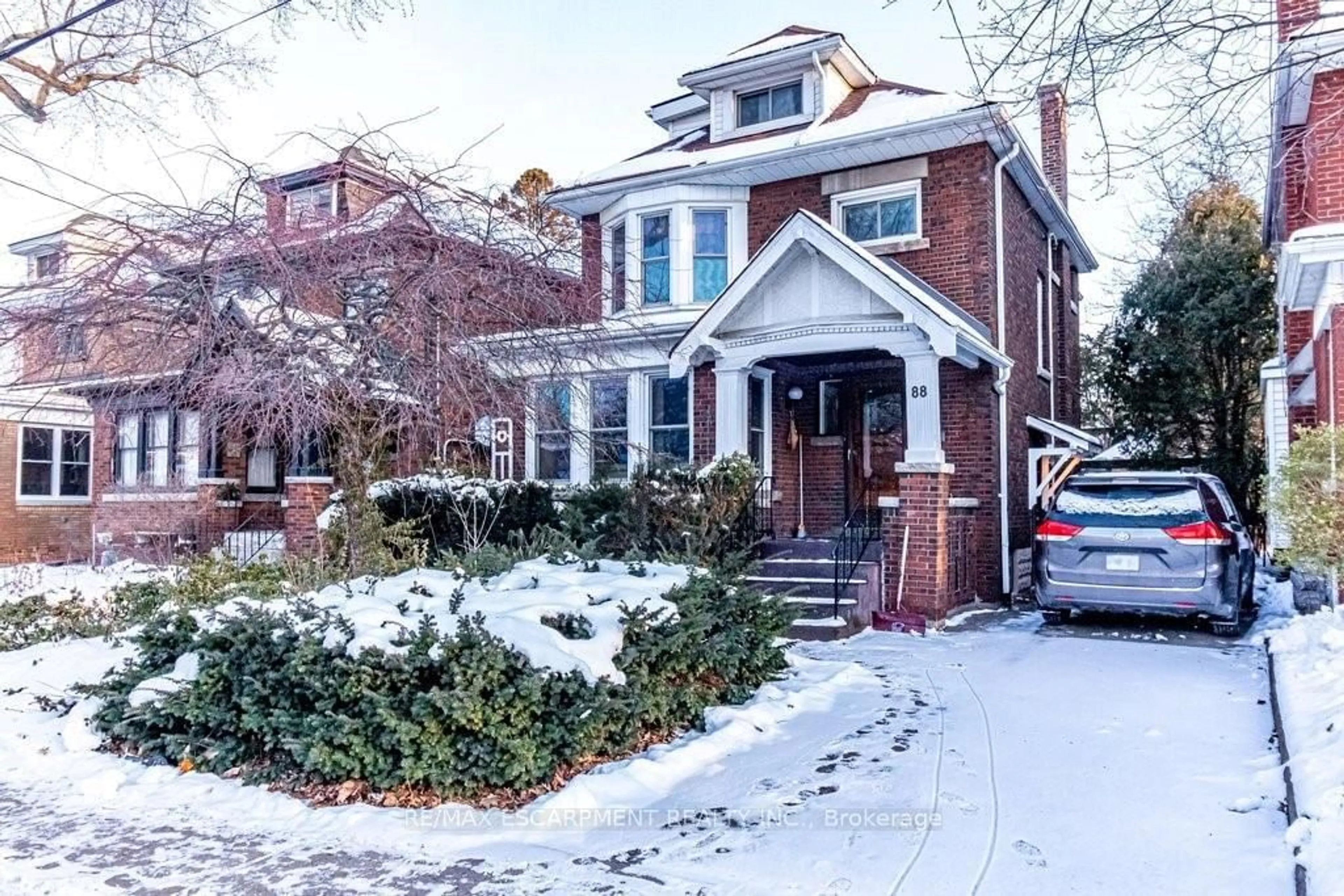 Home with brick exterior material, street for 88 CLINE Ave, Hamilton Ontario L8S 3Z6