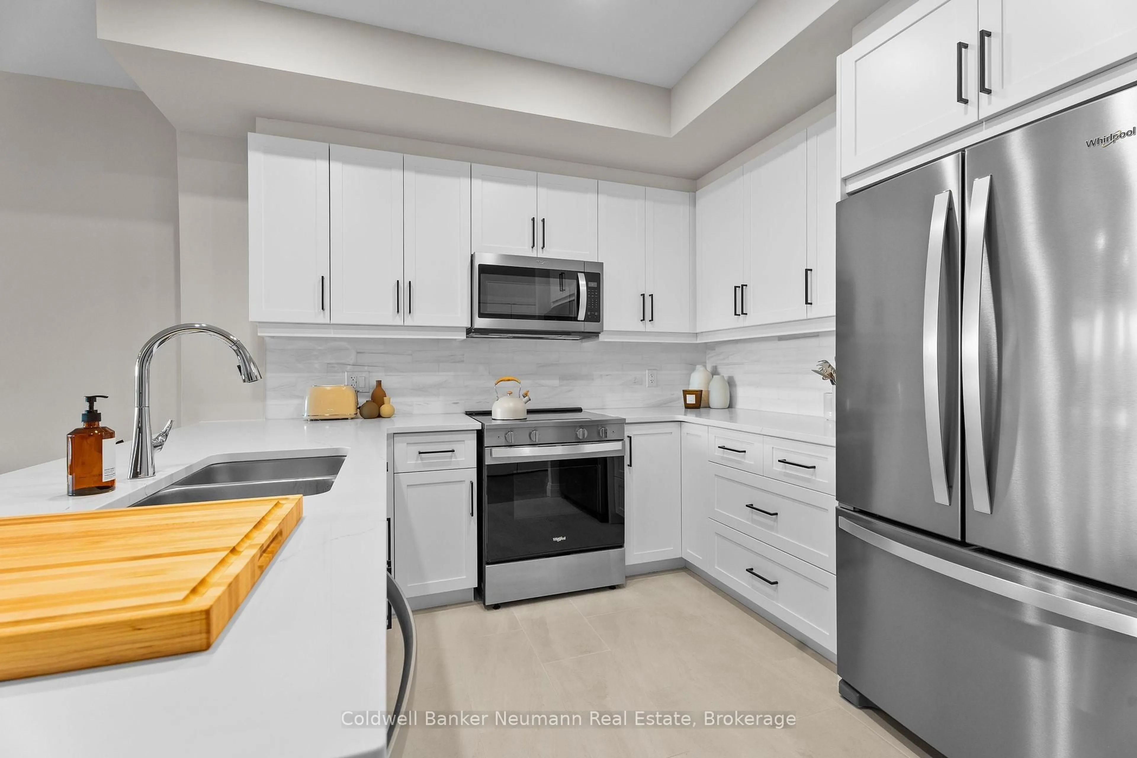 Standard kitchen, ceramic/tile floor for 1882 Gordon St #308, Guelph Ontario N1L 0P6