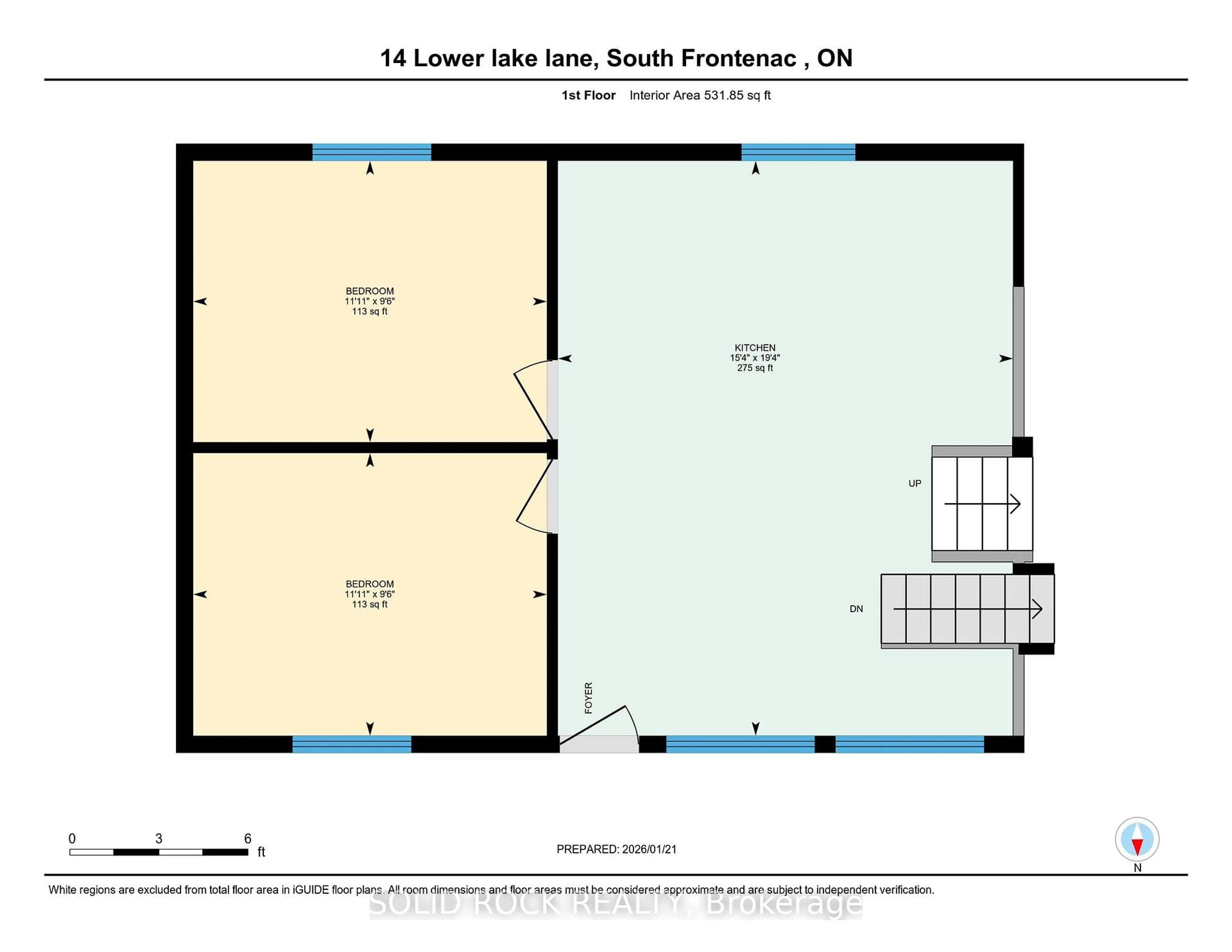 Floor plan for 14 Lower Lake Lane, Godfrey Ontario K0H 1T0