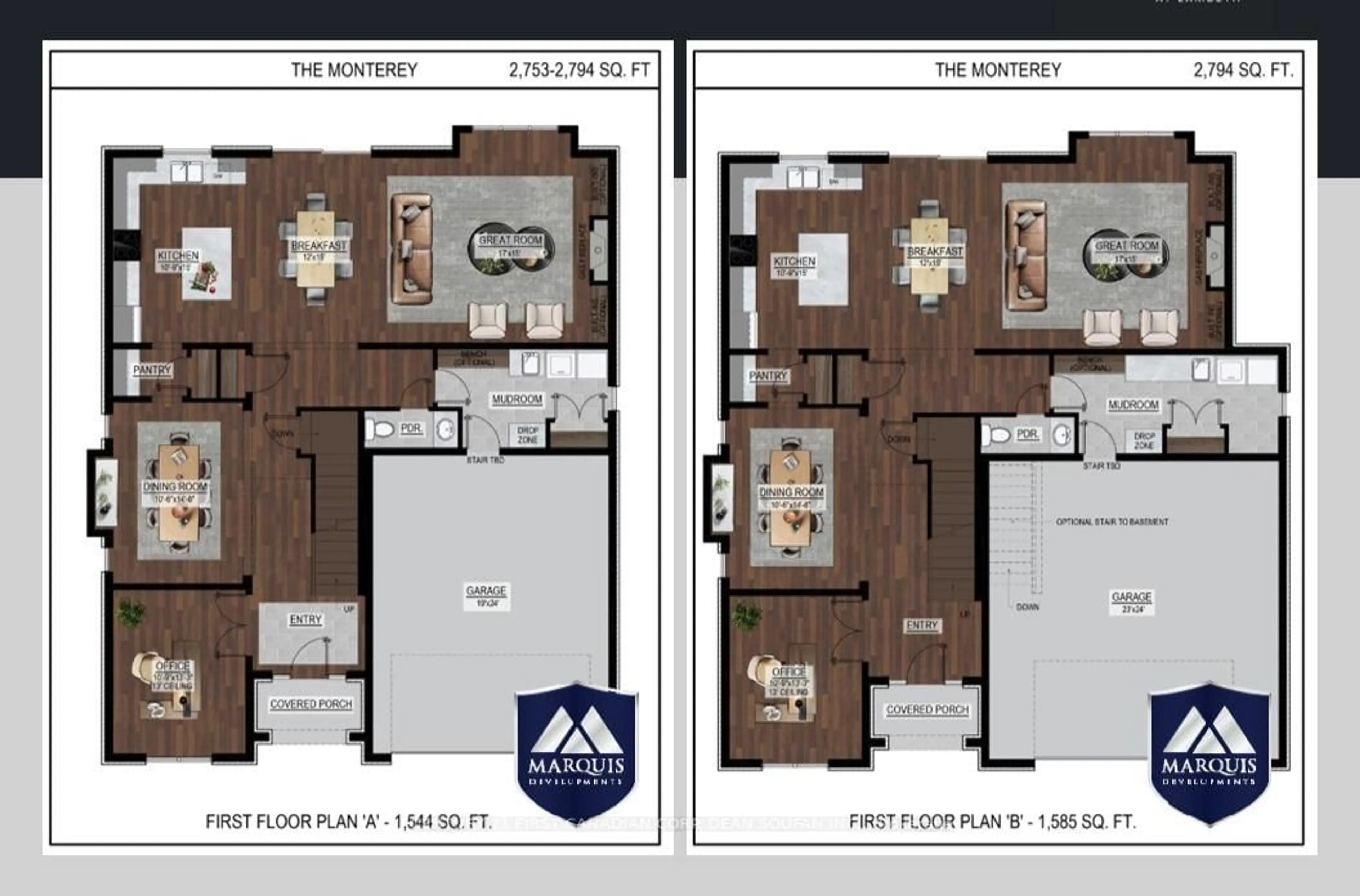 Floor plan for Lot 52 FALLINGBROOK Rd, London South Ontario N6P 1H5
