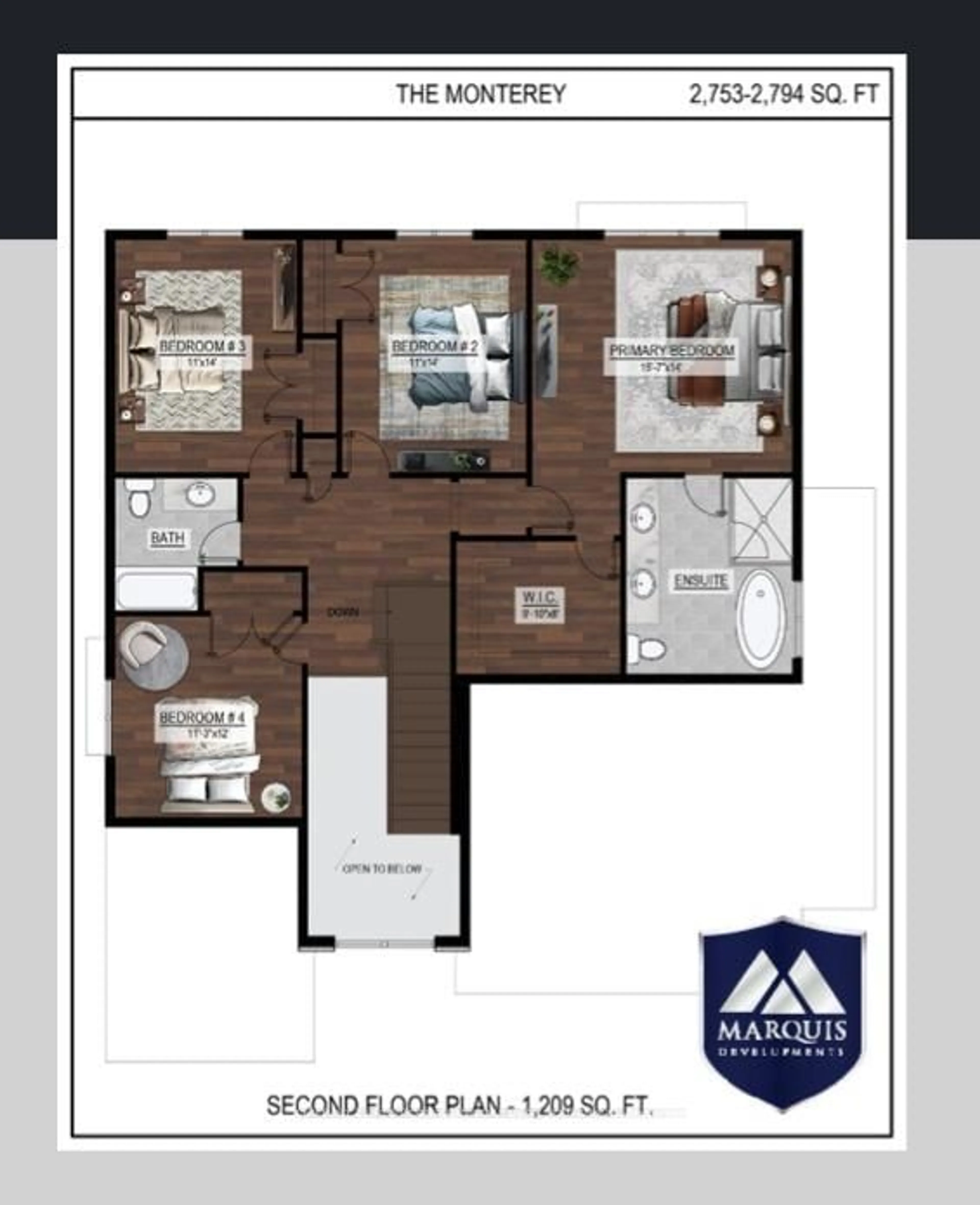 Floor plan for Lot 52 FALLINGBROOK Rd, London South Ontario N6P 1H5