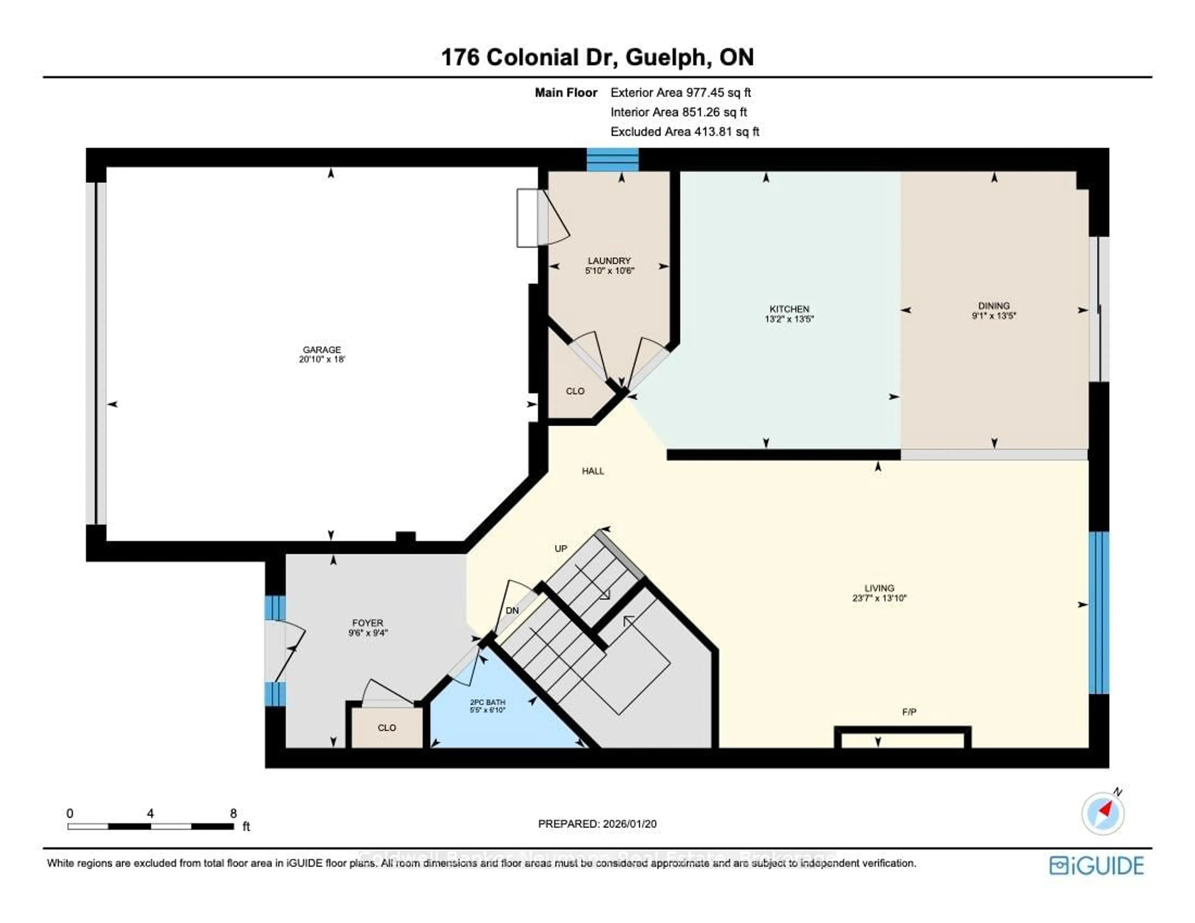 Floor plan for 176 Colonial Dr, Guelph Ontario N1L 1T7