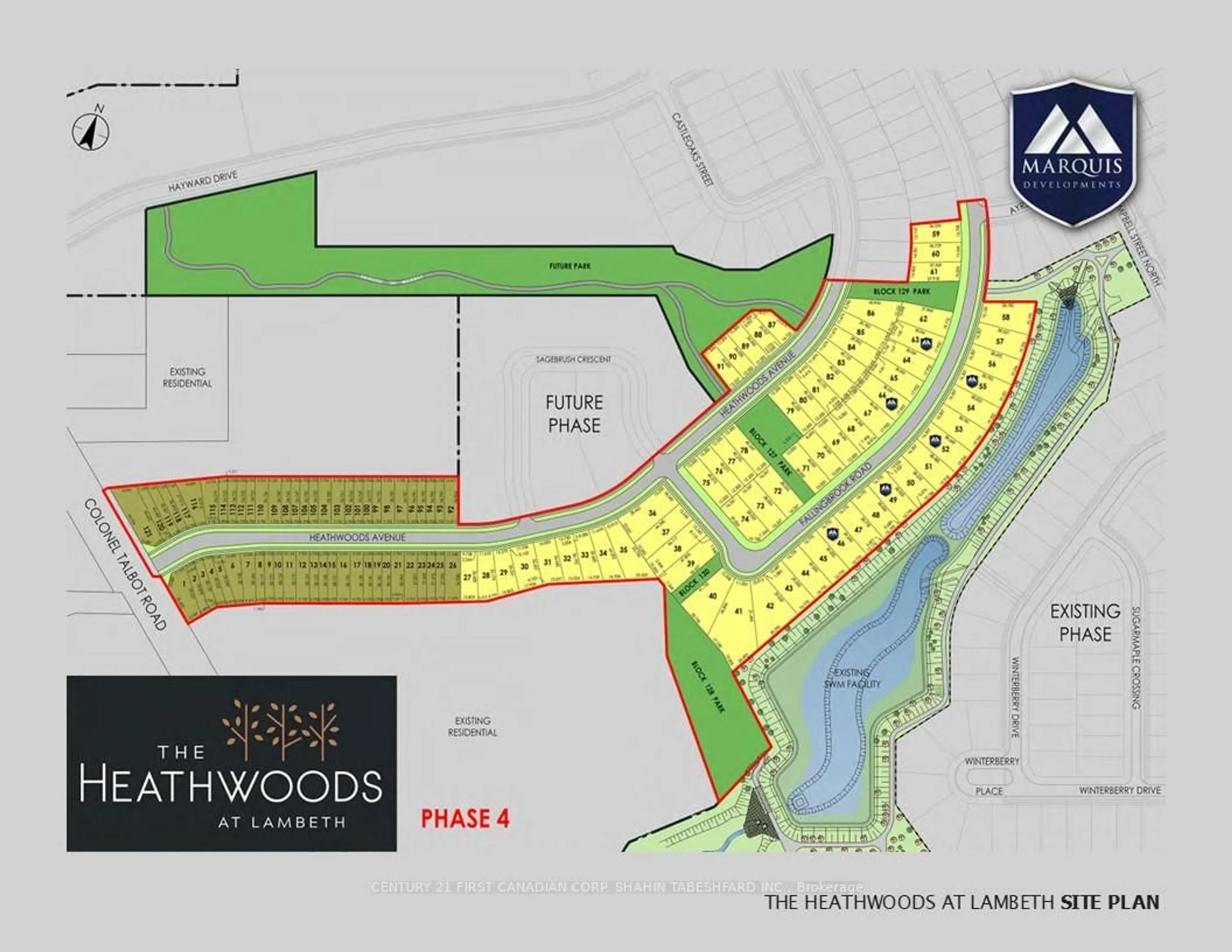Picture of a map for LOT 46 FALLINGBROOK Rd, London South Ontario N6P 1H5
