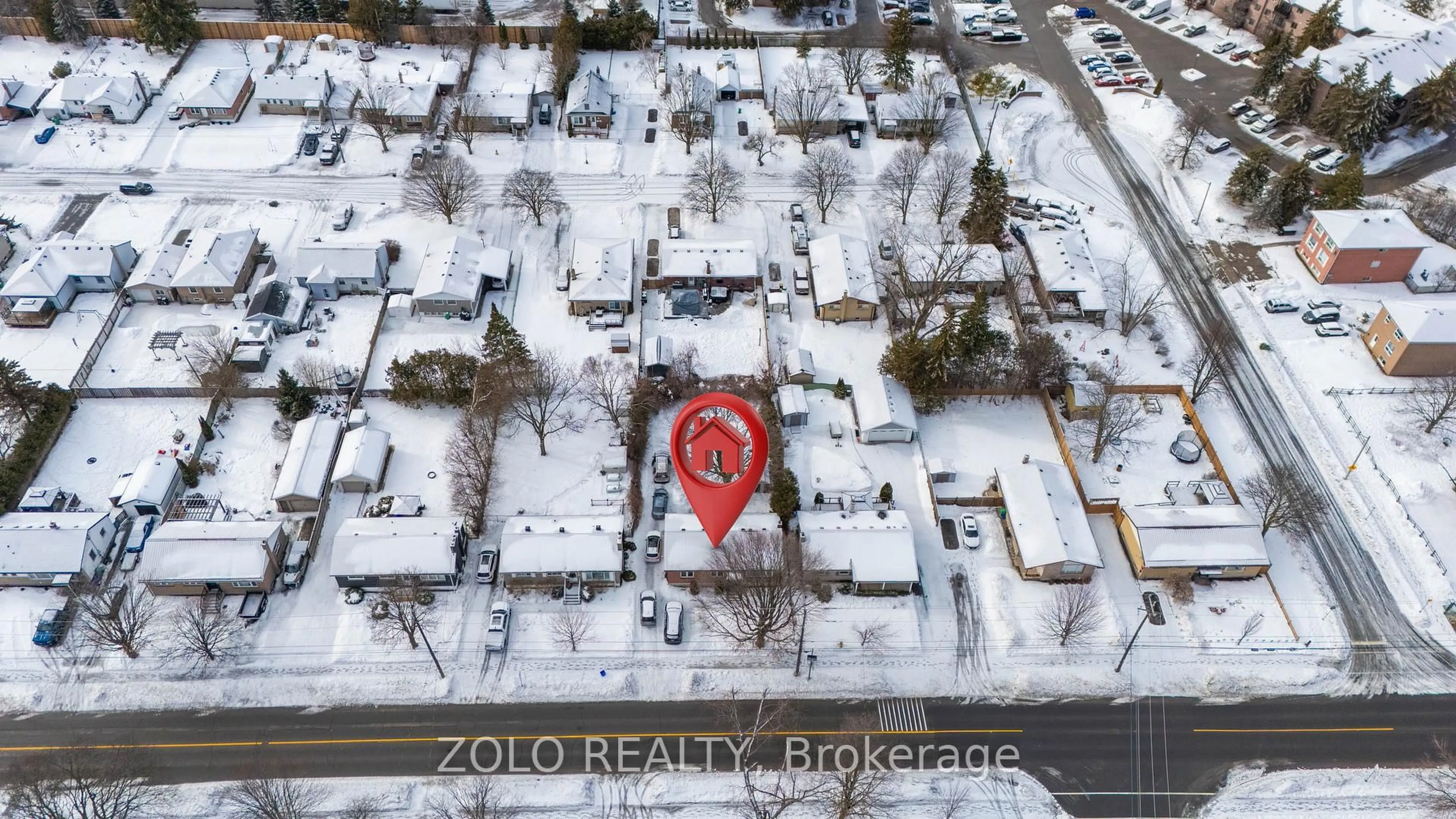A pic from outside/outdoor area/front of a property/back of a property/a pic from drone, street for 133 Goodfellow Rd, Peterborough Ontario K9J 5W9