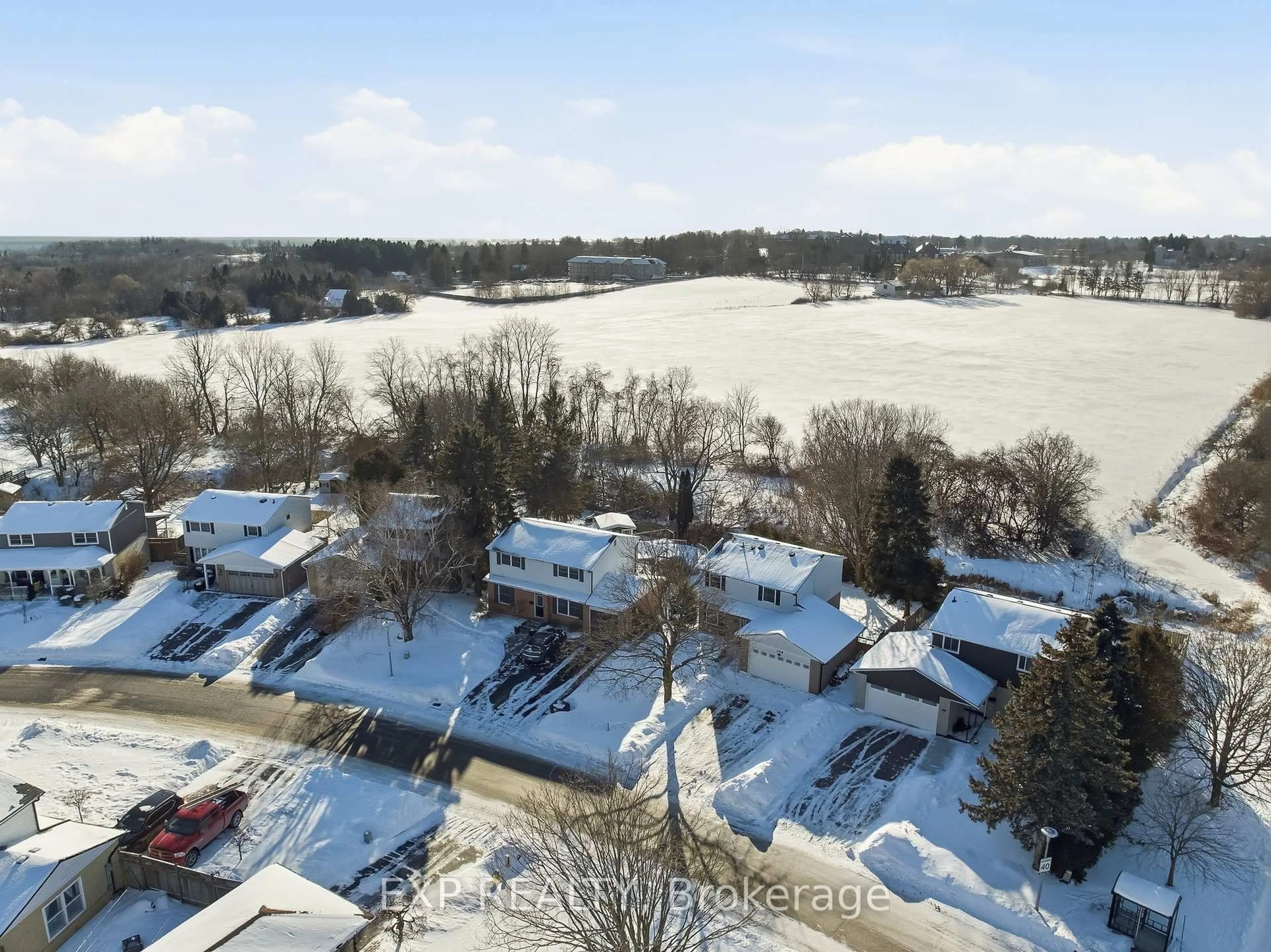 A pic from outside/outdoor area/front of a property/back of a property/a pic from drone, water/lake/river/ocean view for 109 Peacock Blvd, Port Hope Ontario L1A 2X5