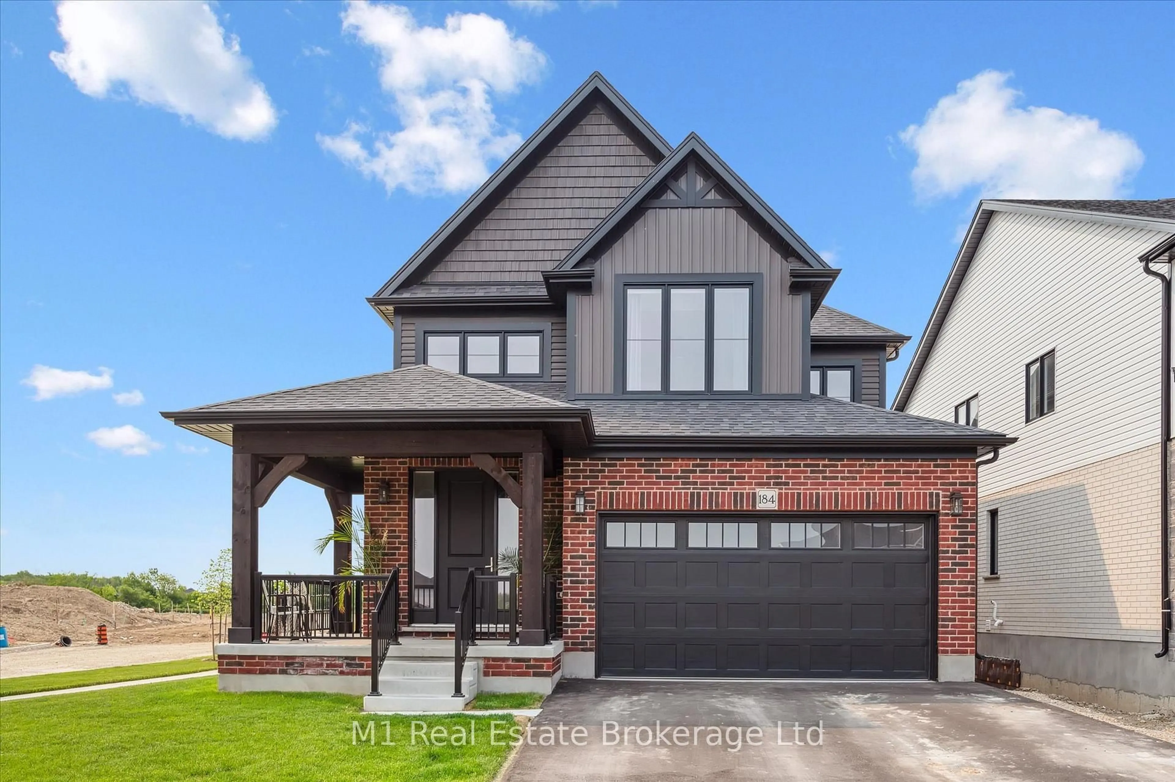 Home with brick exterior material, street for 184 Haylock Ave, Centre Wellington Ontario N0B 1S0