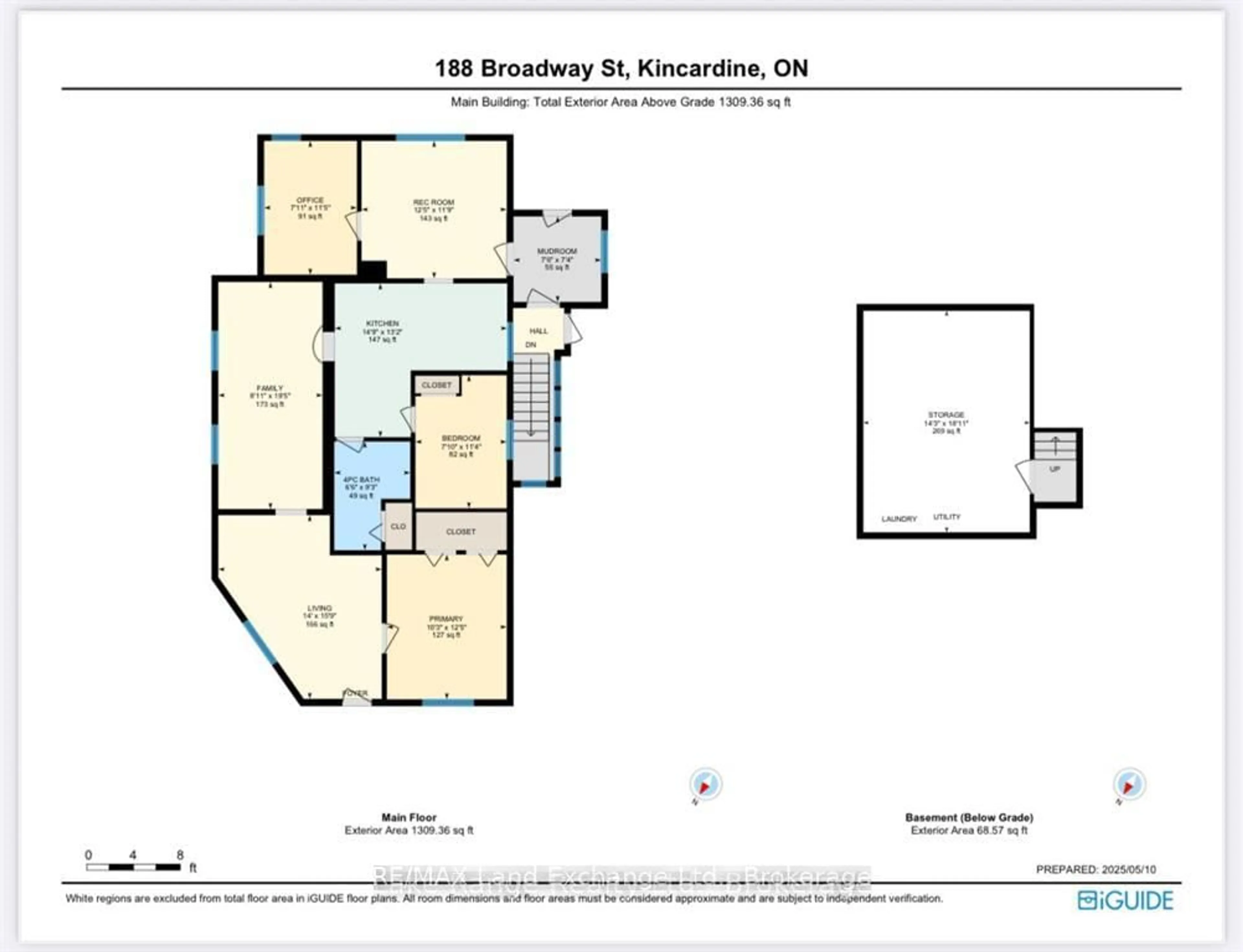 Floor plan for 188 Broadway St, Kincardine Ontario N2Z 2X9