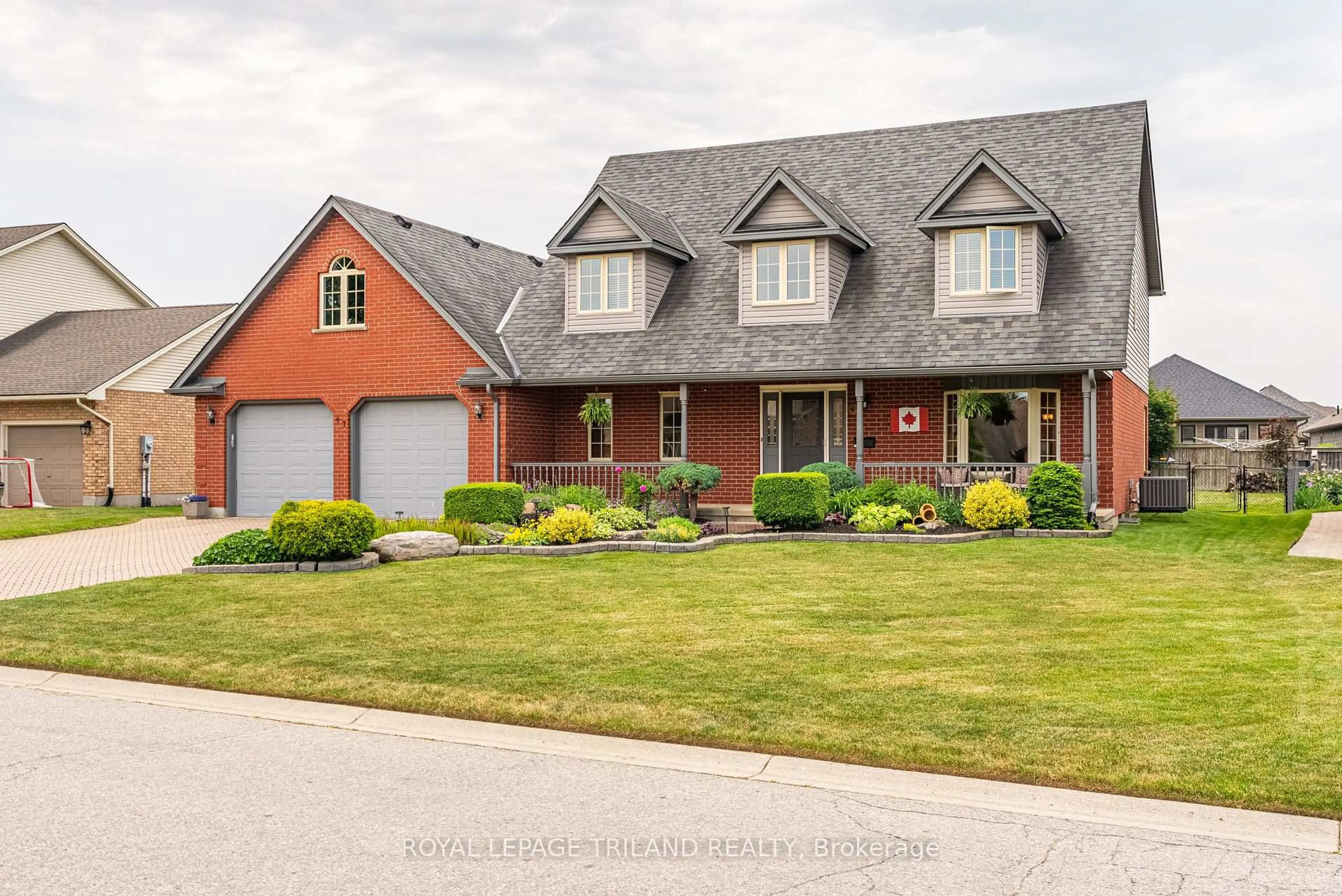 Home with brick exterior material, street for 47 Manley Dr, Thames Centre Ontario N0L 1G3