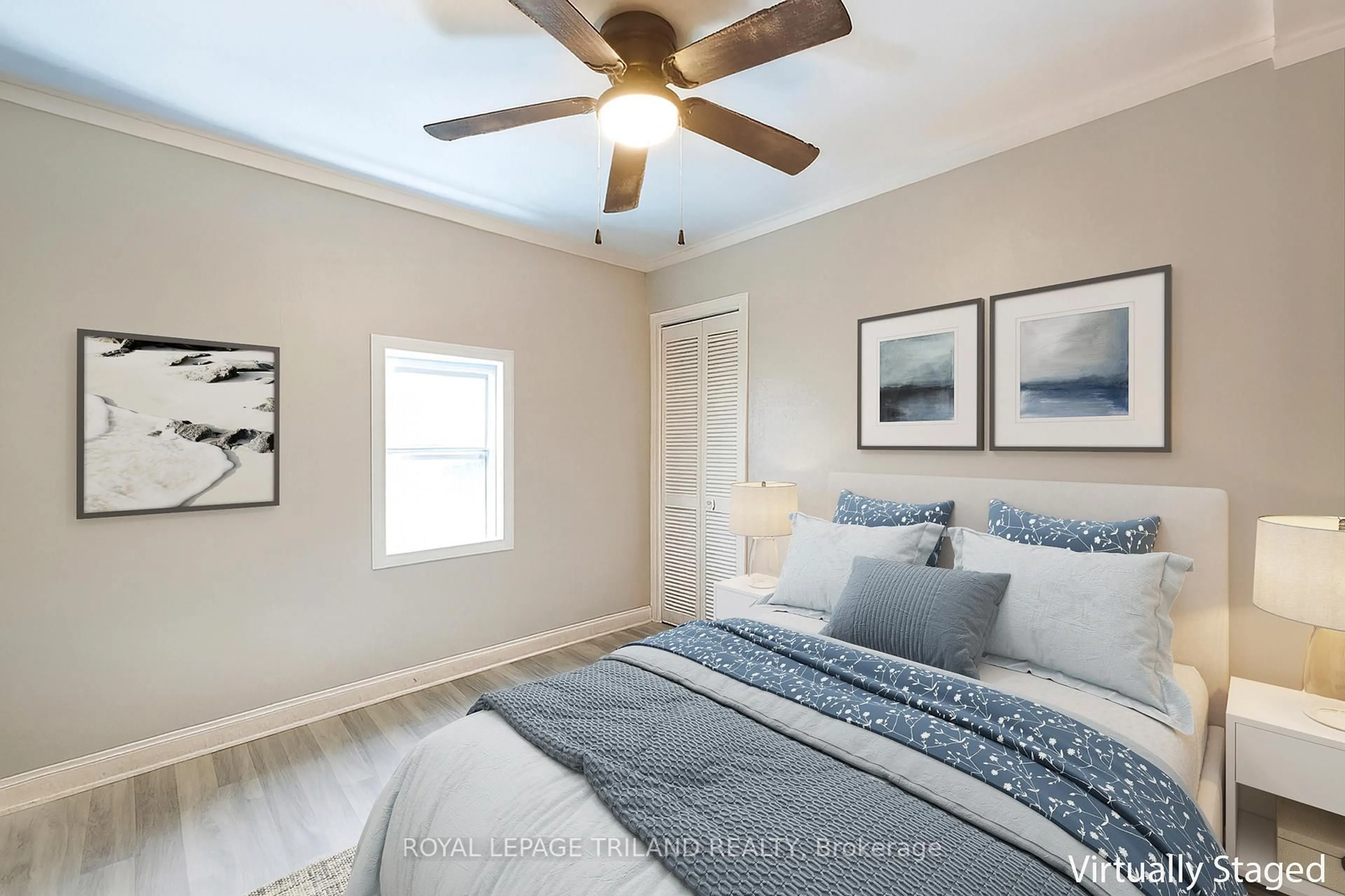 Bedroom with bed, unknown for 61 Briscoe St, London South Ontario N6J 1M4