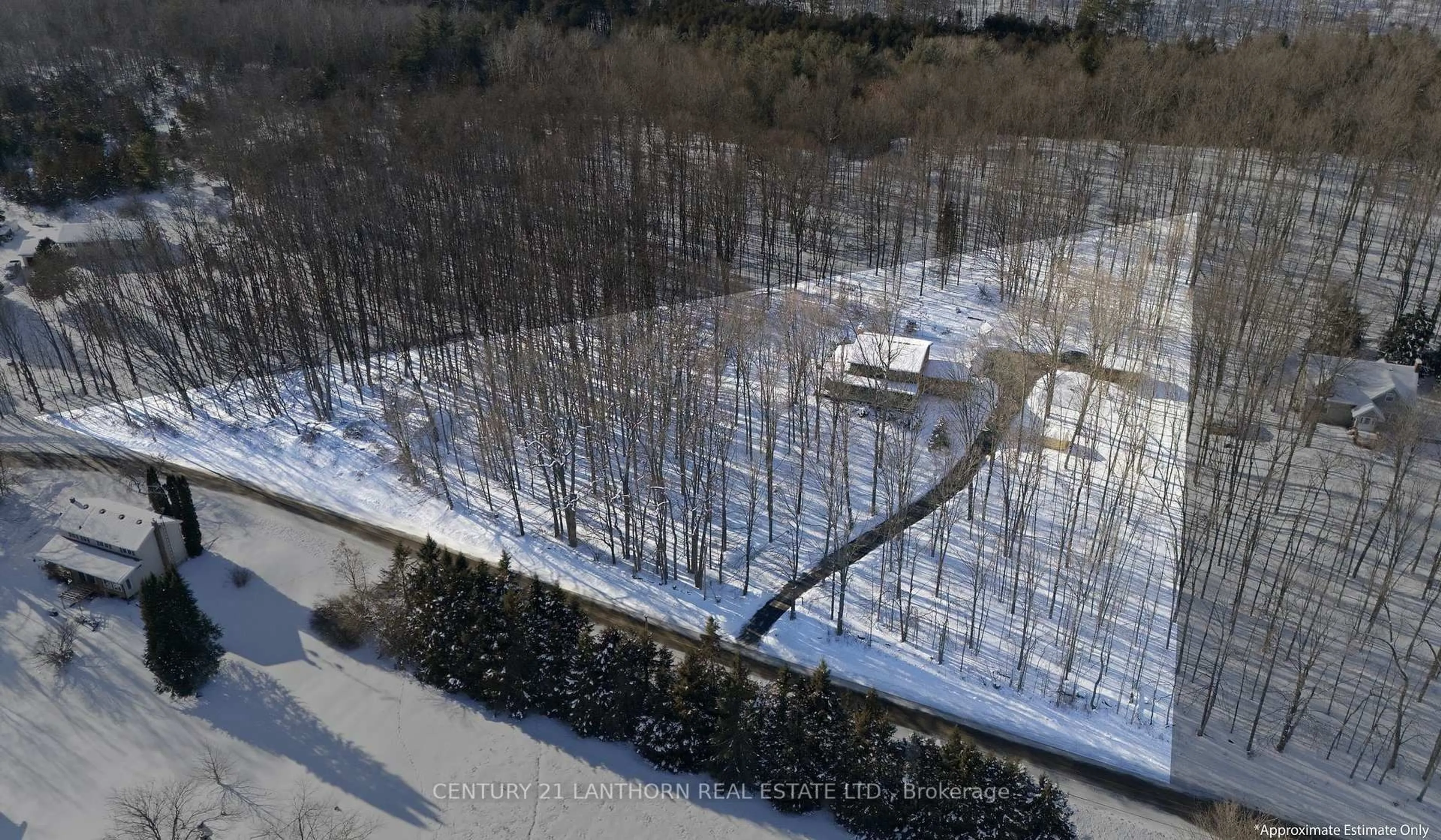 A pic from outside/outdoor area/front of a property/back of a property/a pic from drone, forest/trees view for 237 Beatty Rd, Stirling Ontario K0K 3E0