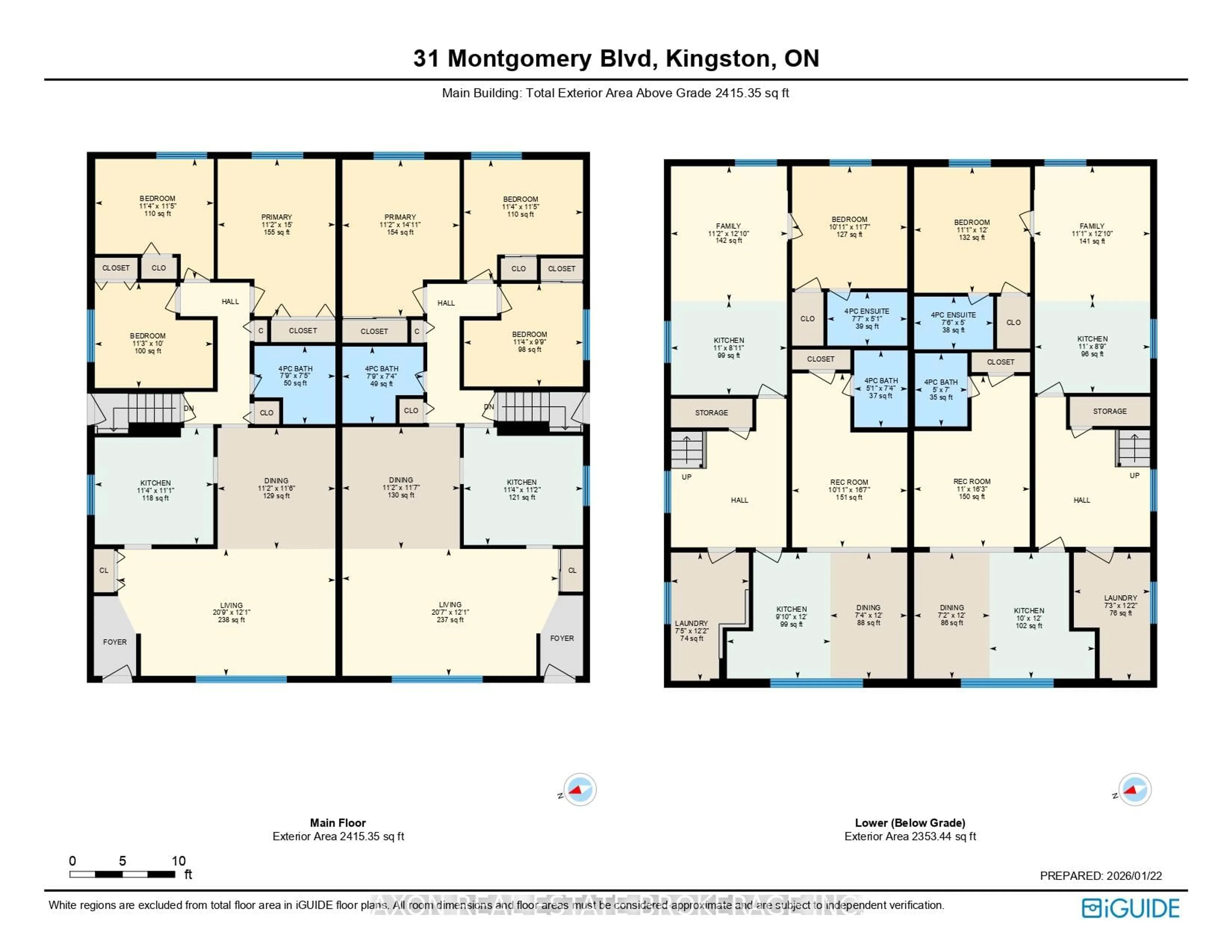 Floor plan for 31 Montgomery Blvd, Kingston Ontario K7M 3N7