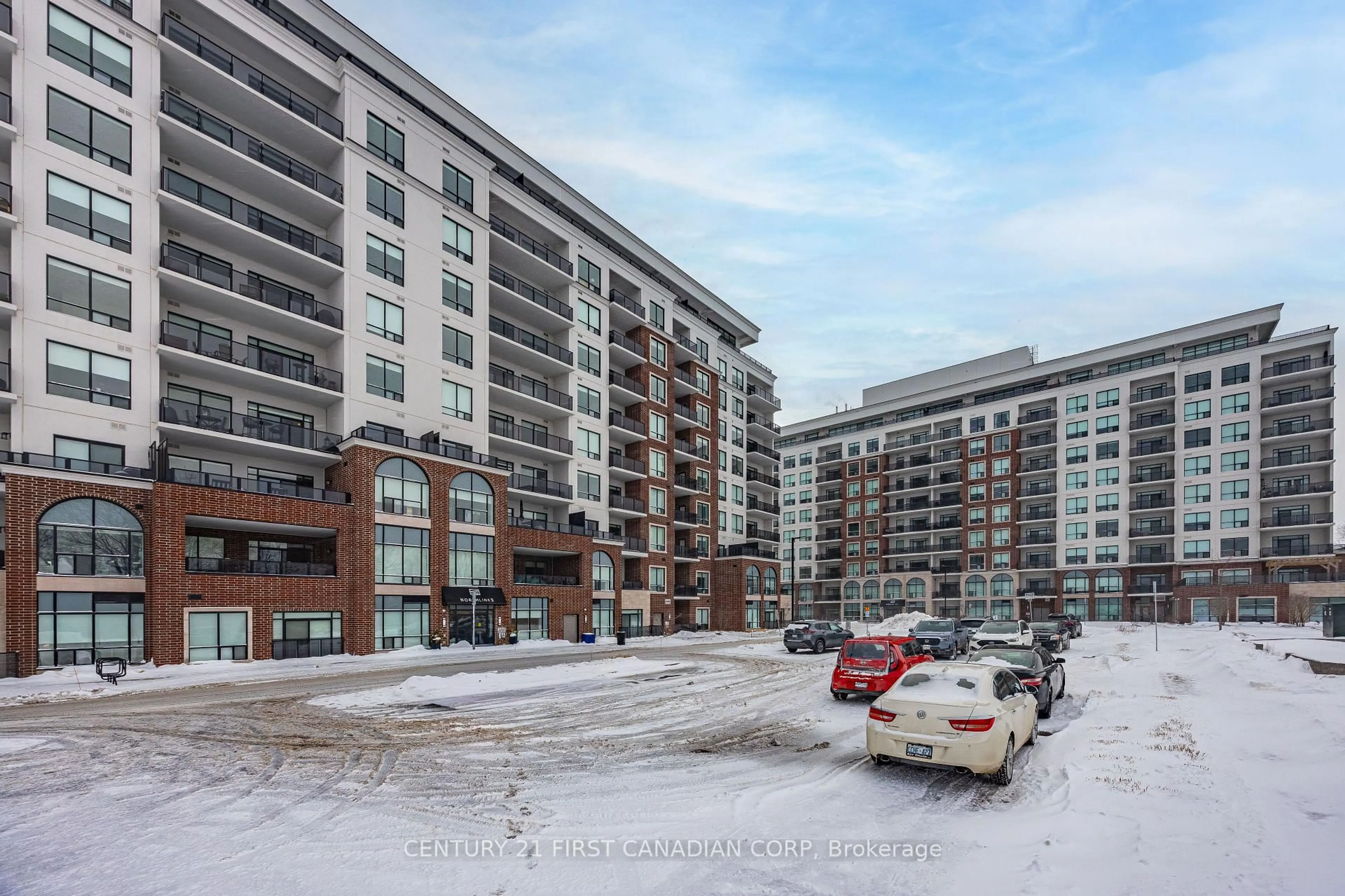 A pic from outside/outdoor area/front of a property/back of a property/a pic from drone, unknown for 480 Callaway Rd #513, London North Ontario N6G 0Z3