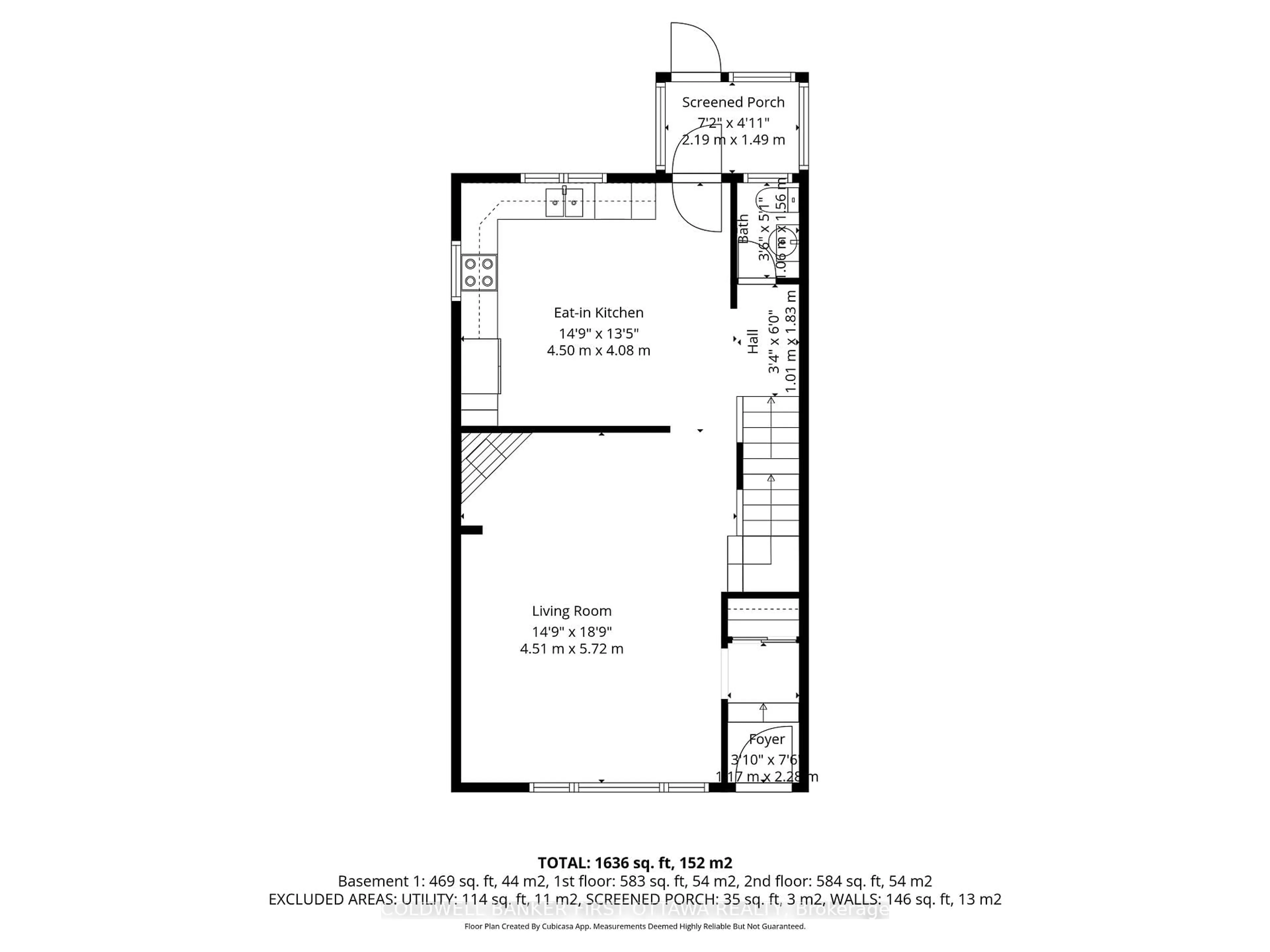 Floor plan for 770 Trojan Ave, Ottawa Ontario K1K 2P7