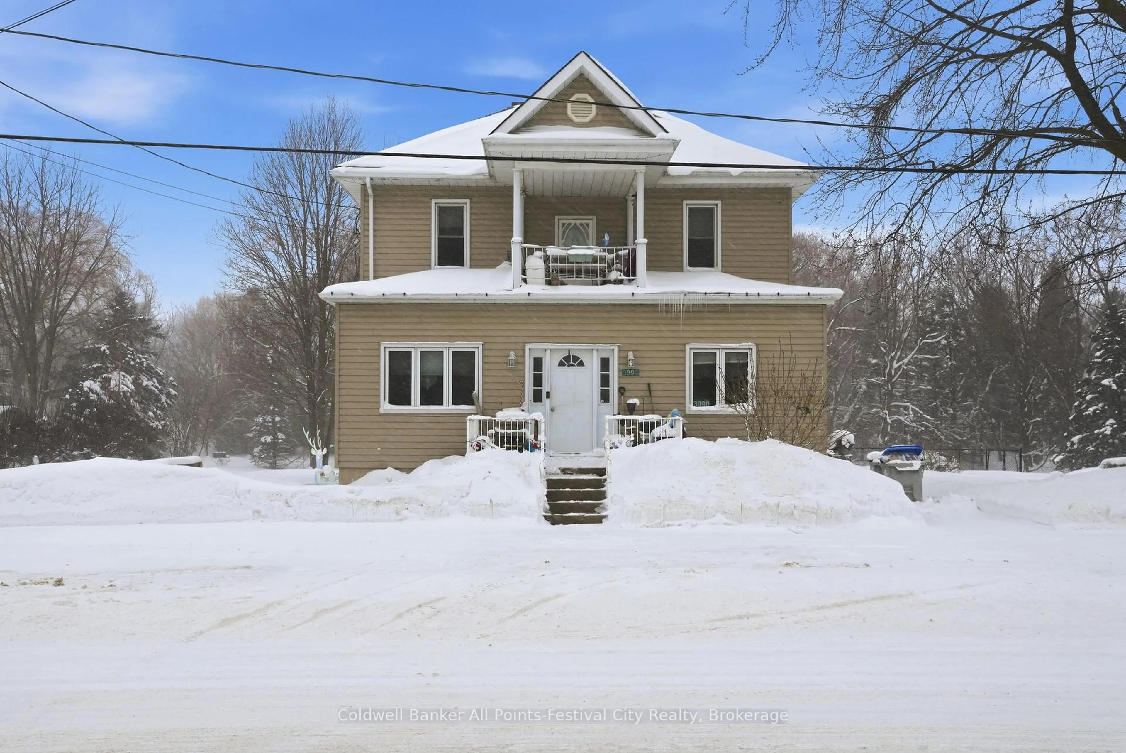 A pic from outside/outdoor area/front of a property/back of a property/a pic from drone, street for 3990 Perth Road 180, West Perth Ontario N0K 1E0