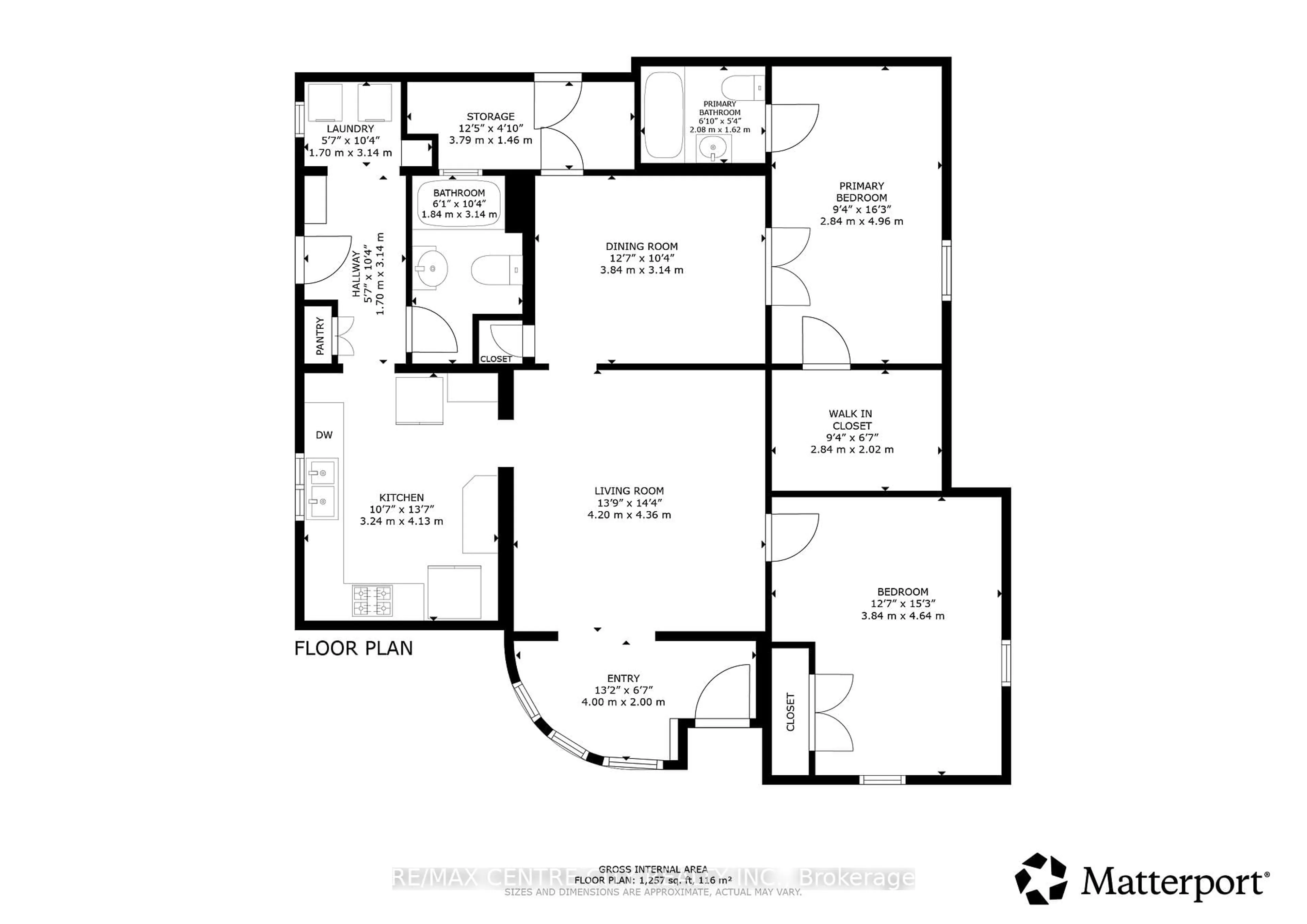 Floor plan for 182 Victoria St, Southwest Middlesex Ontario N0L 1M0