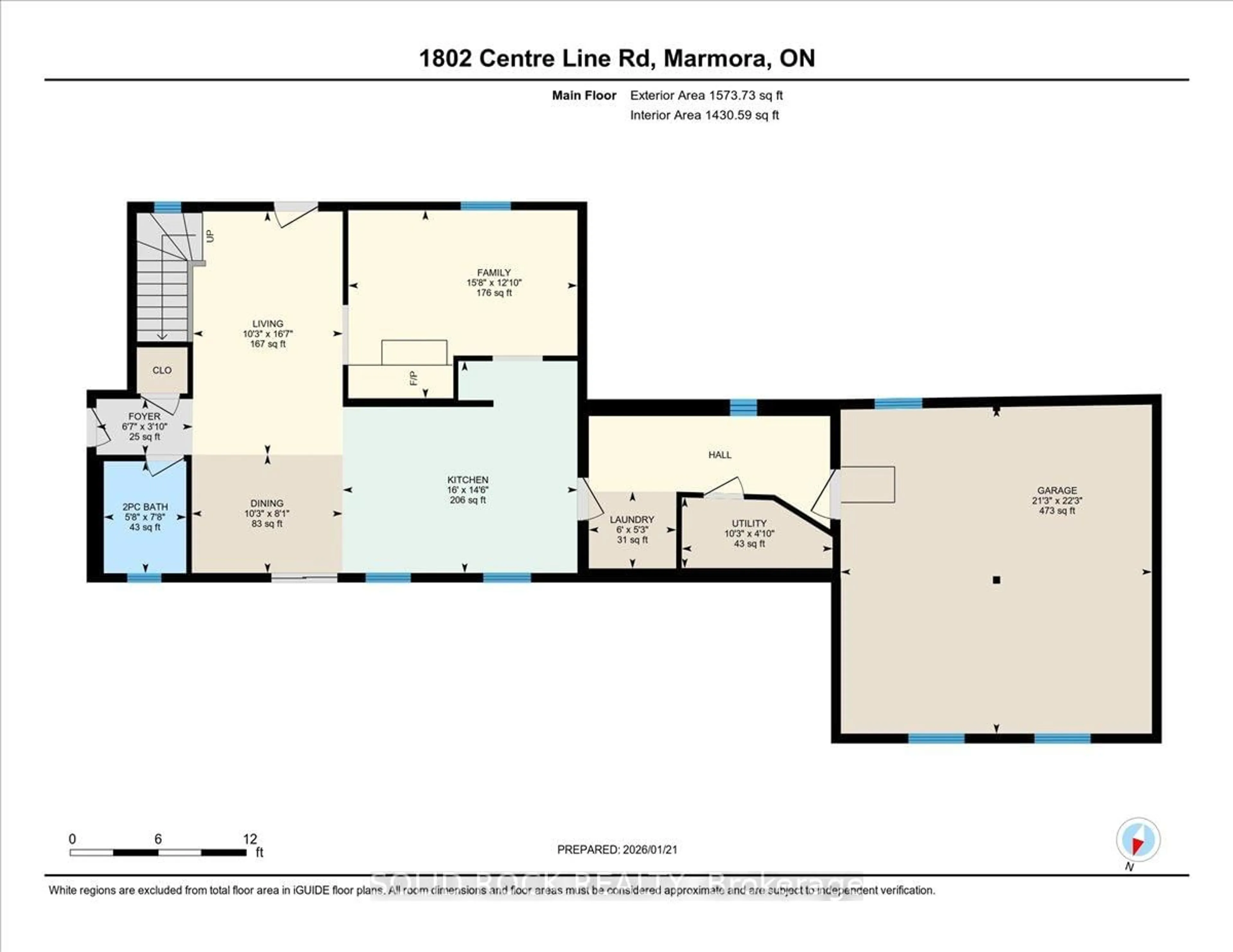 Floor plan for 1802 Centre Line Rd, Limoges Ontario K0K 2M0